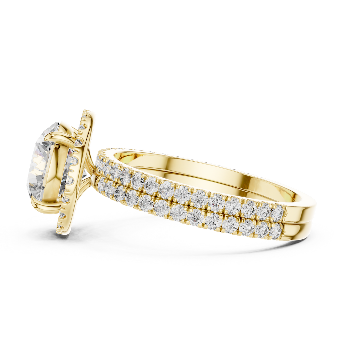 Regalia Halo Lab Diamond Ring