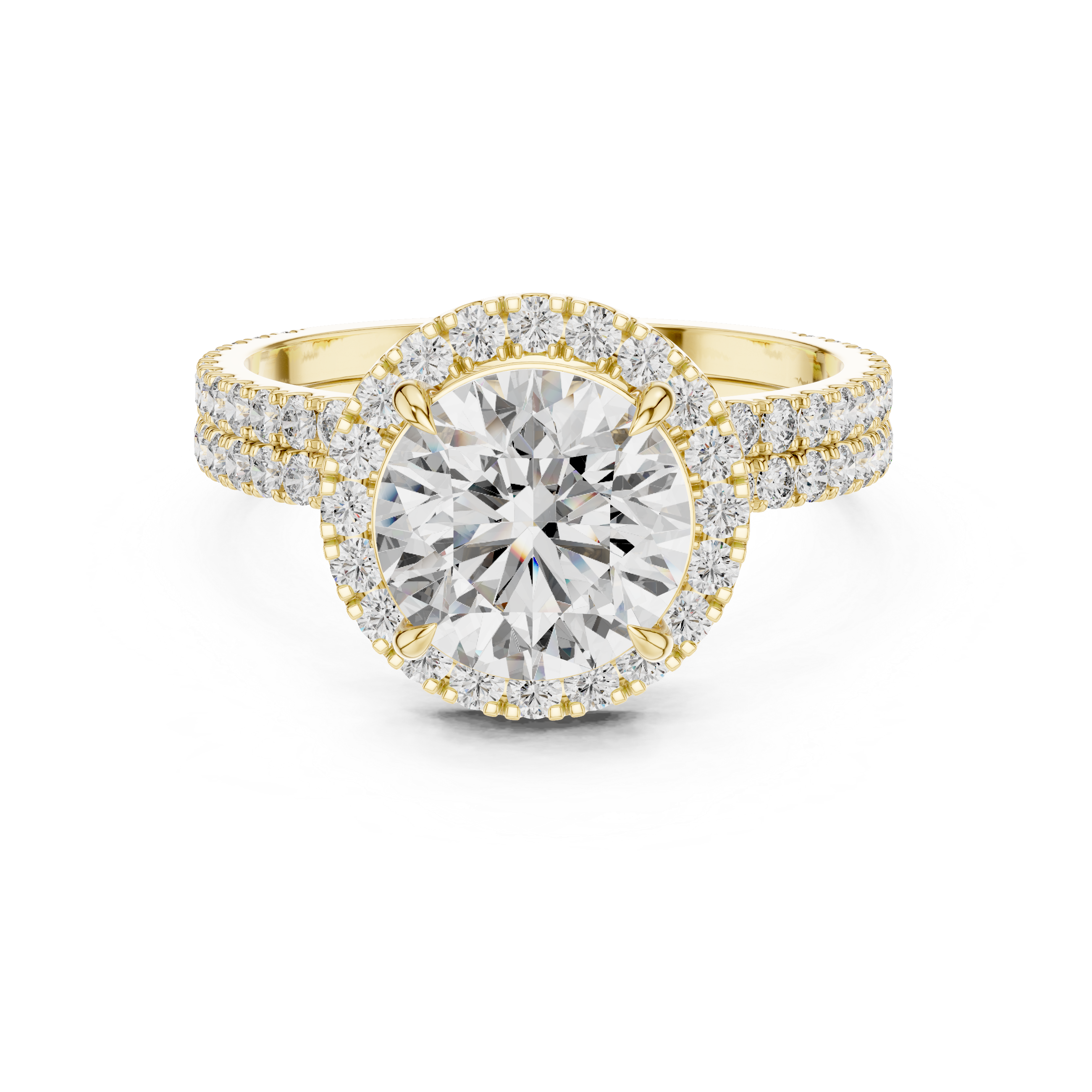 Regalia Halo Lab Diamond Ring