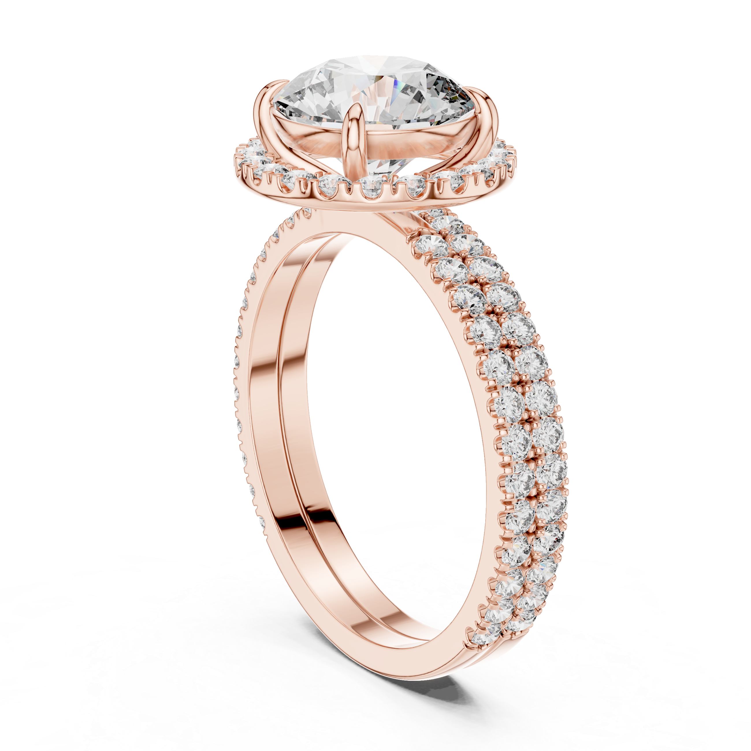 Regalia Halo Lab Diamond Ring