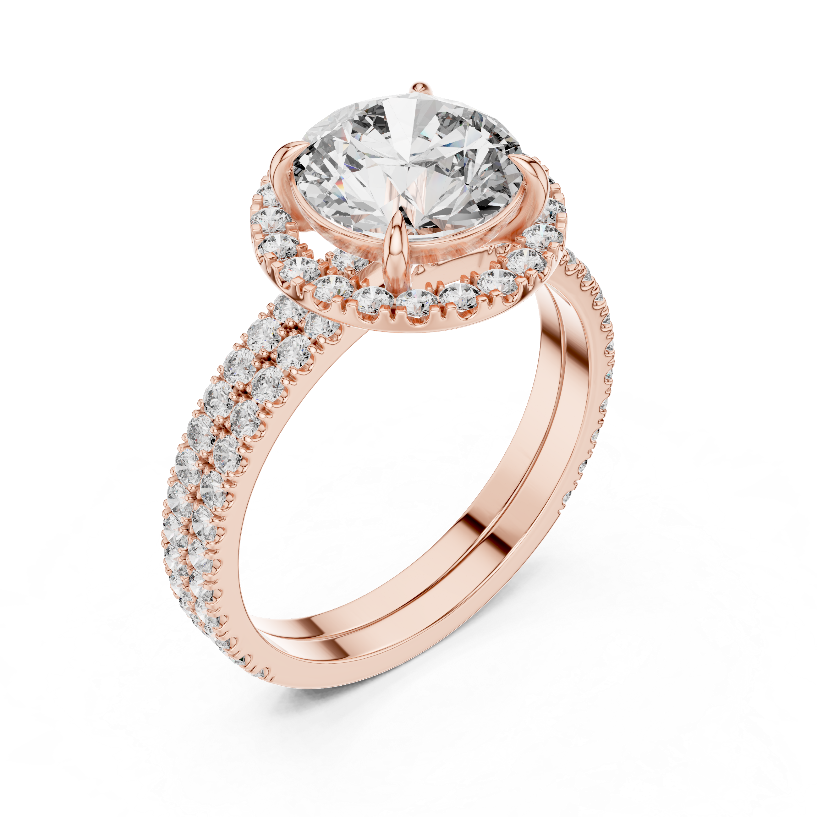 Regalia Halo Lab Diamond Ring
