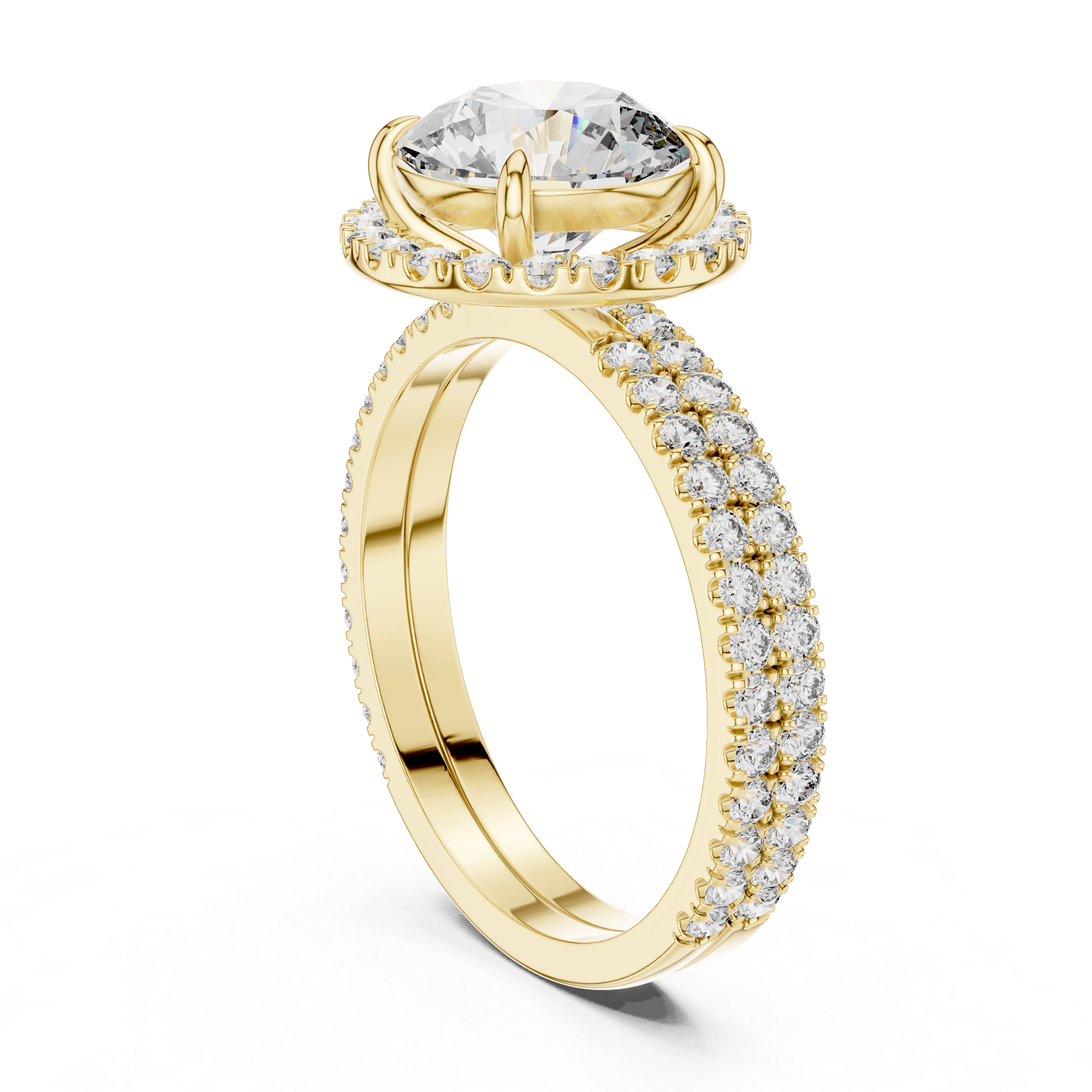 Regalia Halo Lab Diamond Ring