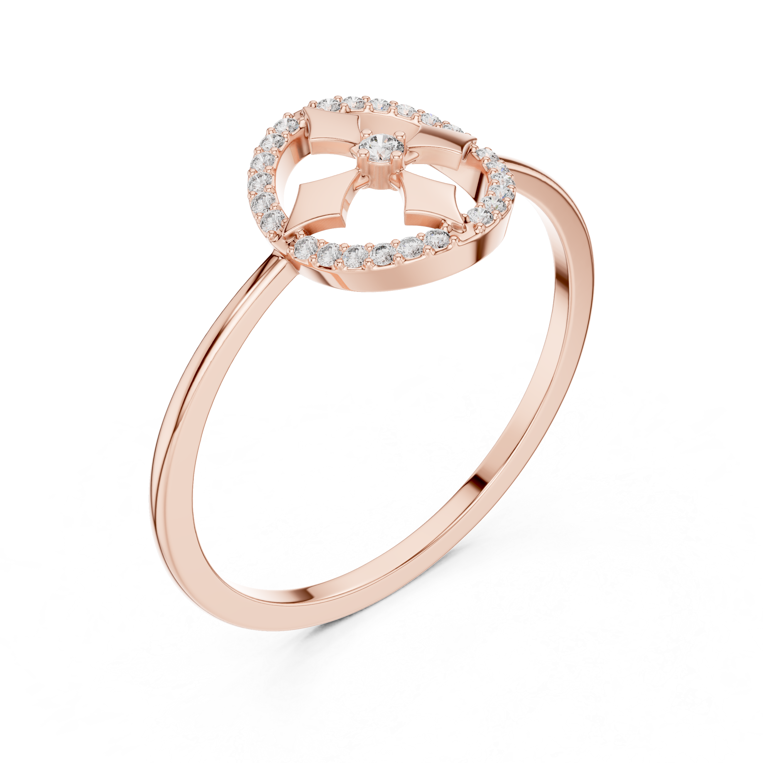 Celestial Radiance Diamond Ring
