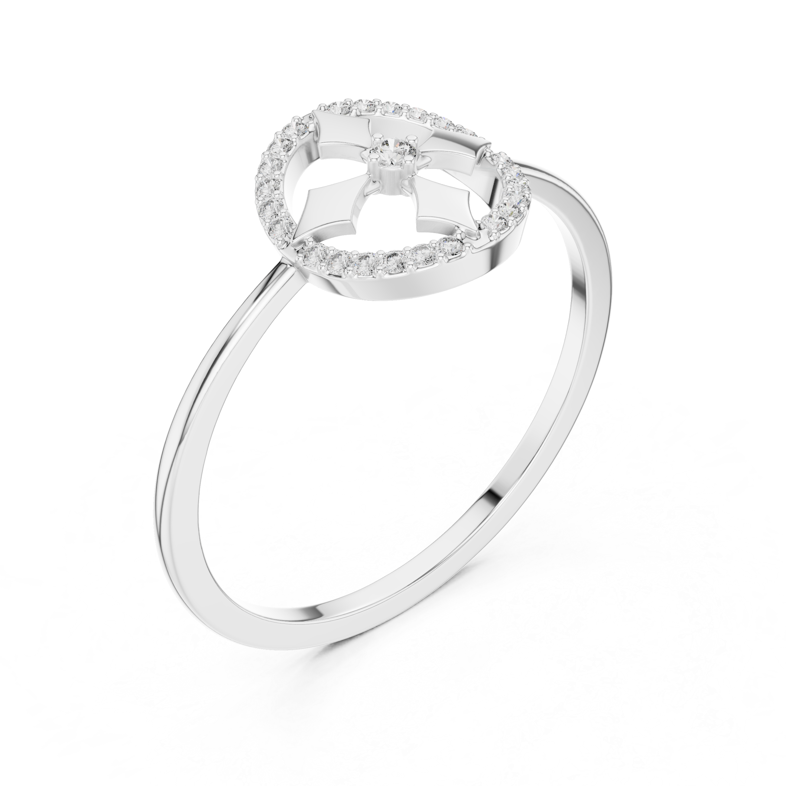Celestial Radiance Diamond Ring