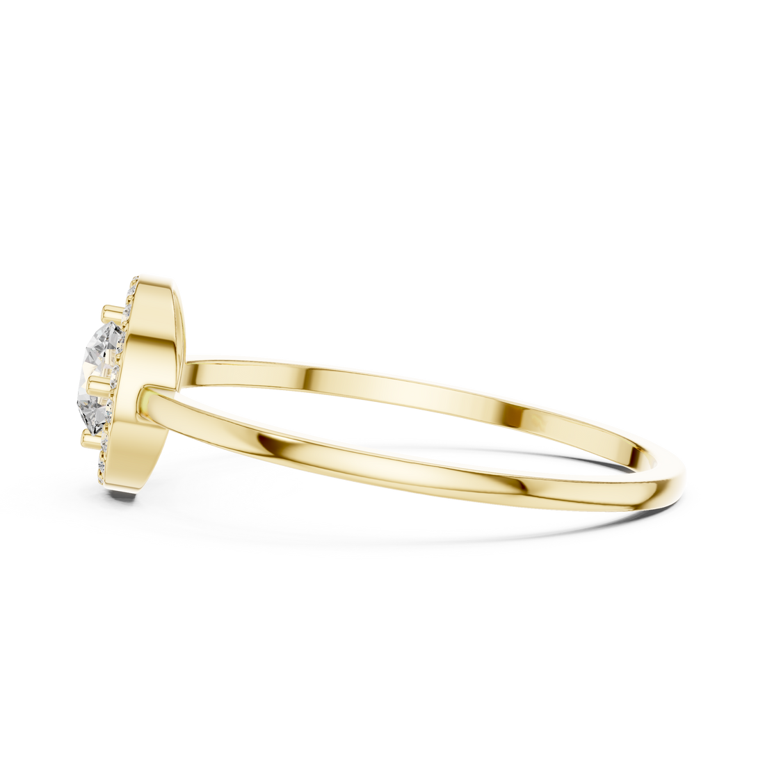 Classic Halo Diamond Ring