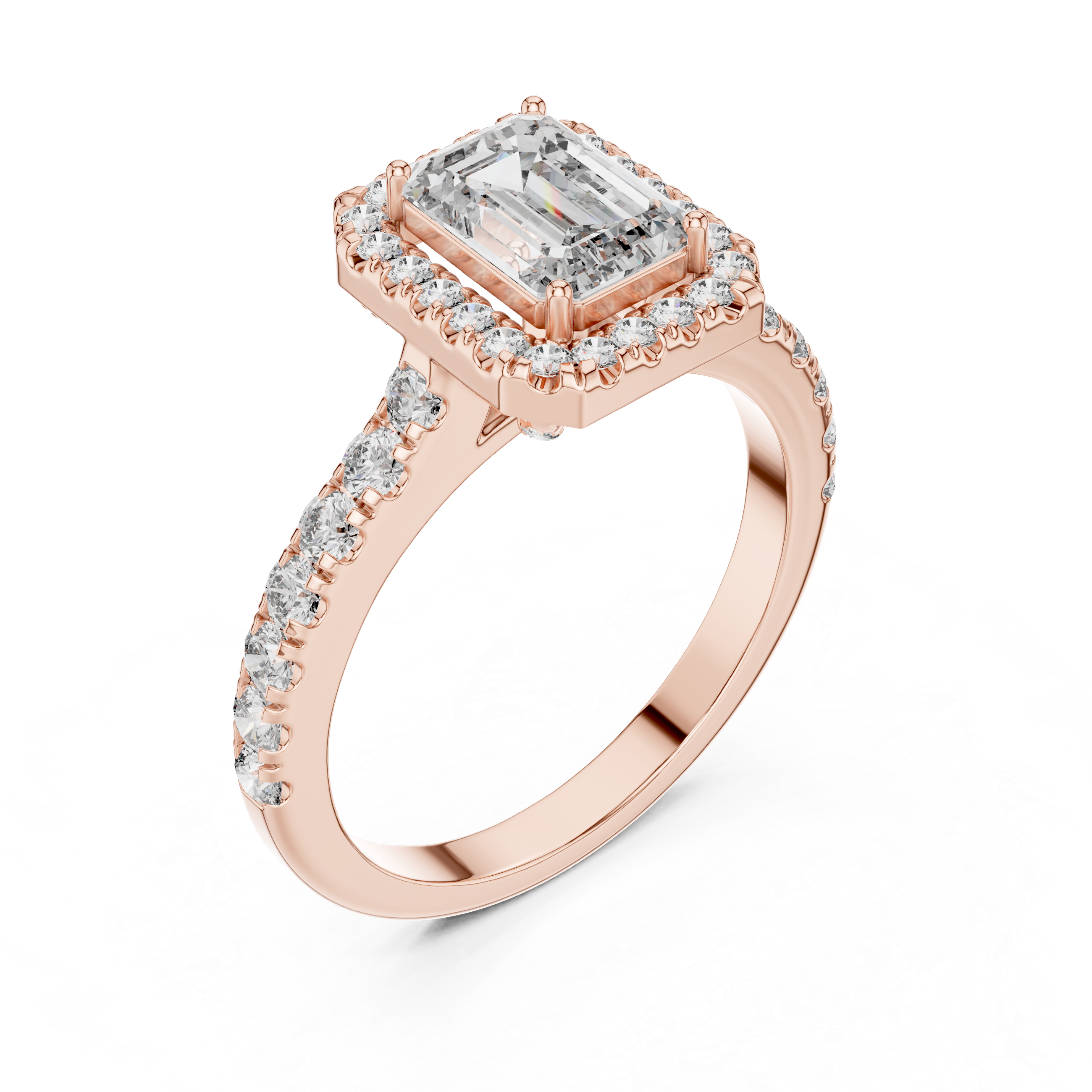 Oval-Cut Diamond Marquise Side Stones Ring