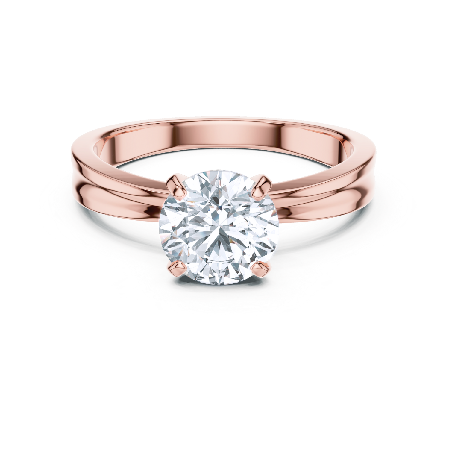 Lustrous Grace  Solitaire Ring