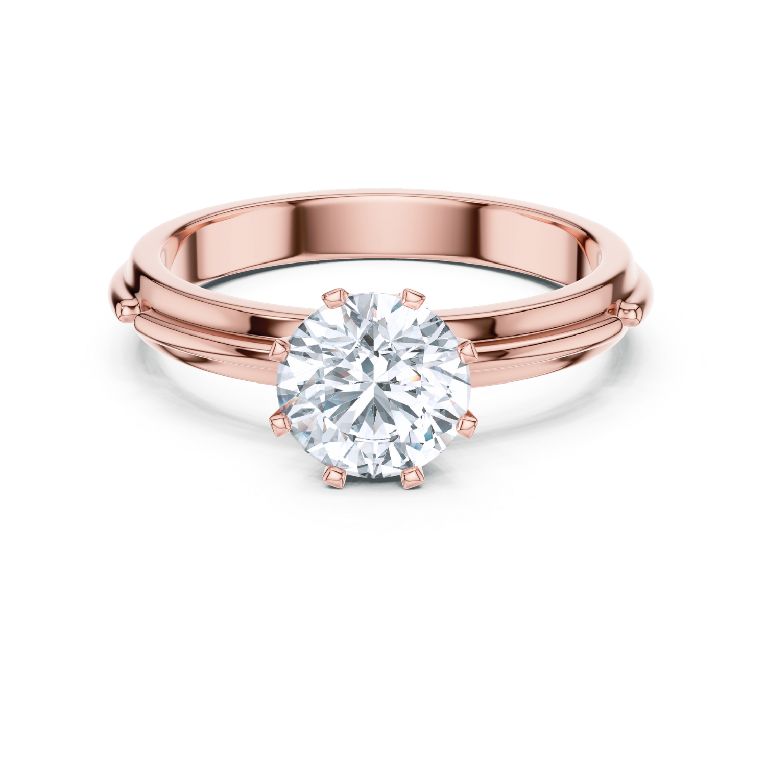 Classic Elegance 8-Prong Solitaire Ring