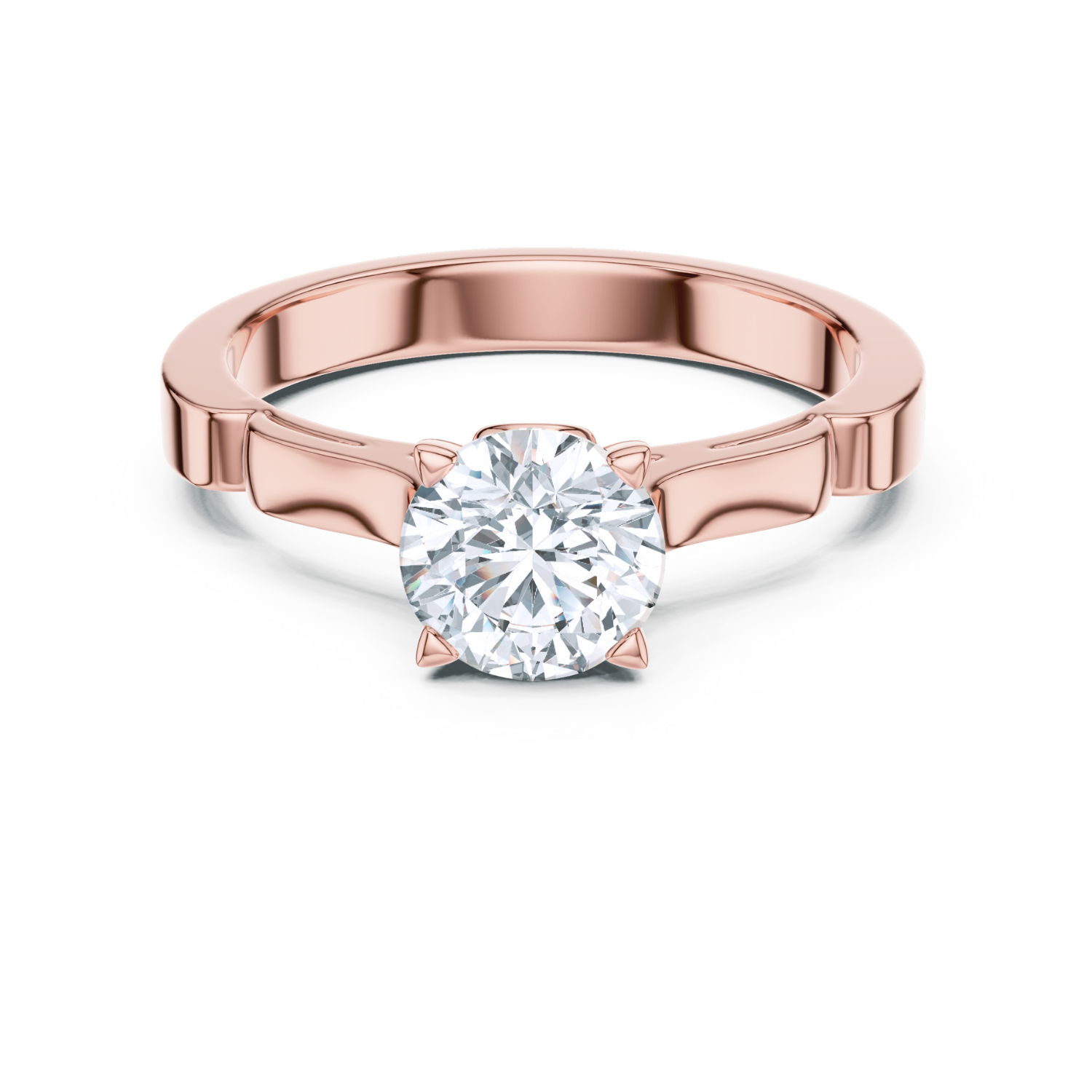 Radiant Diamond Solitaire Ring