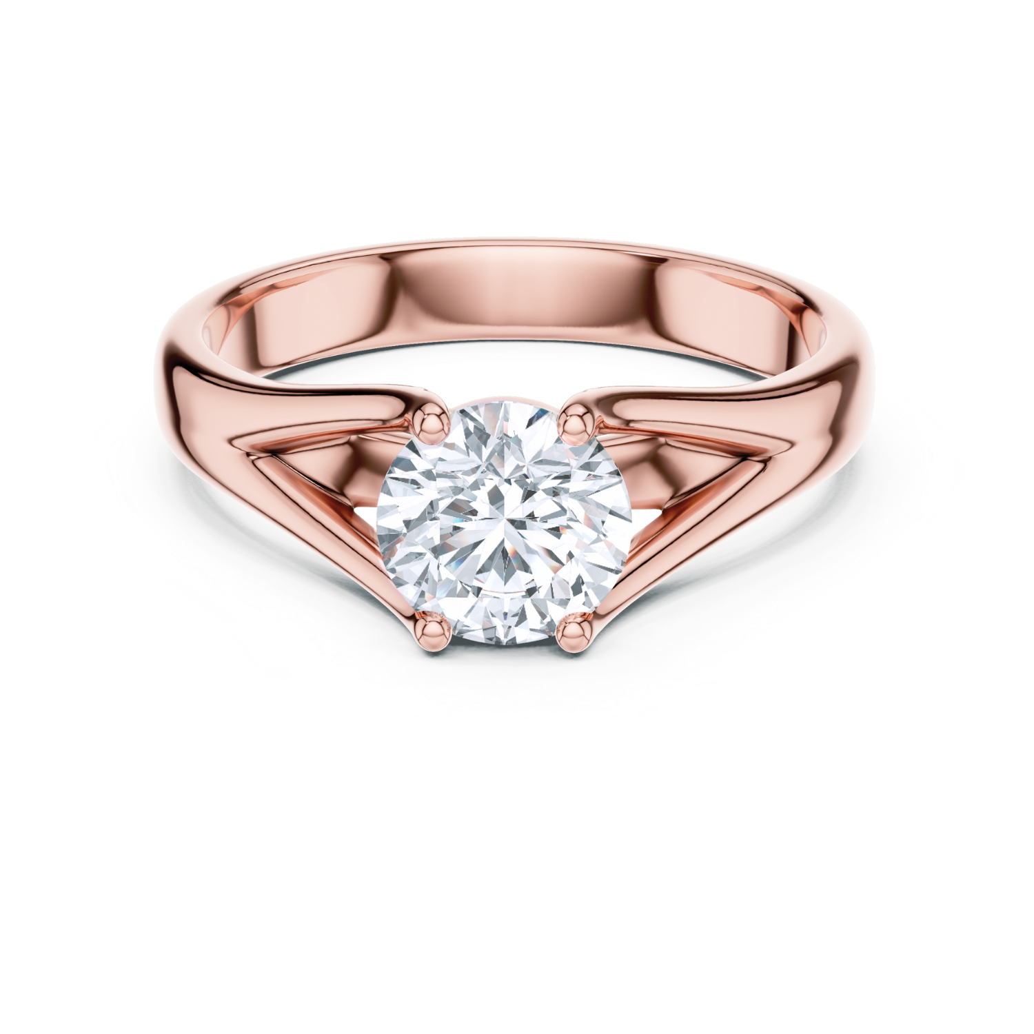 Majestic Cathedral Solitaire Ring