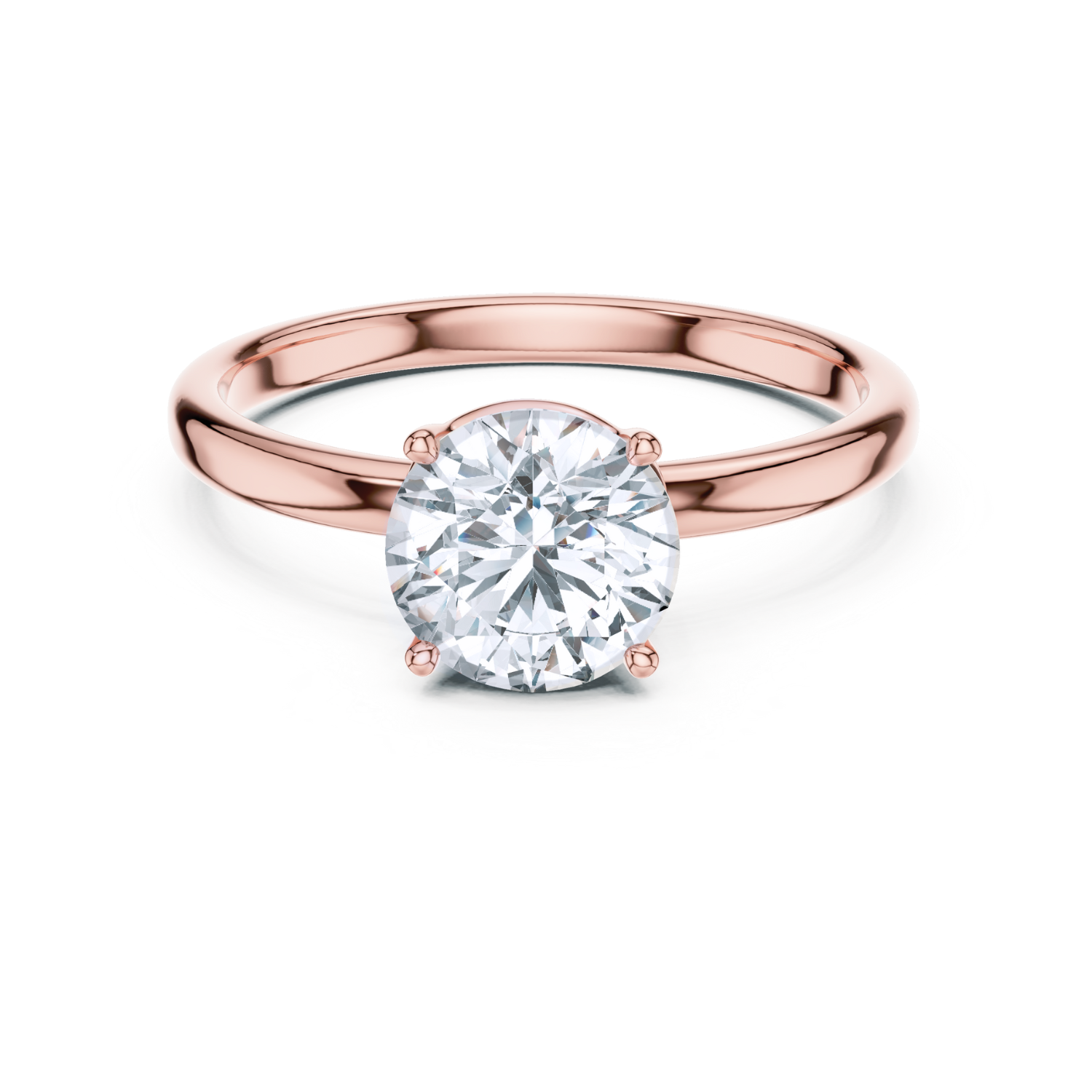 Twisted Knot Solitaire Ring
