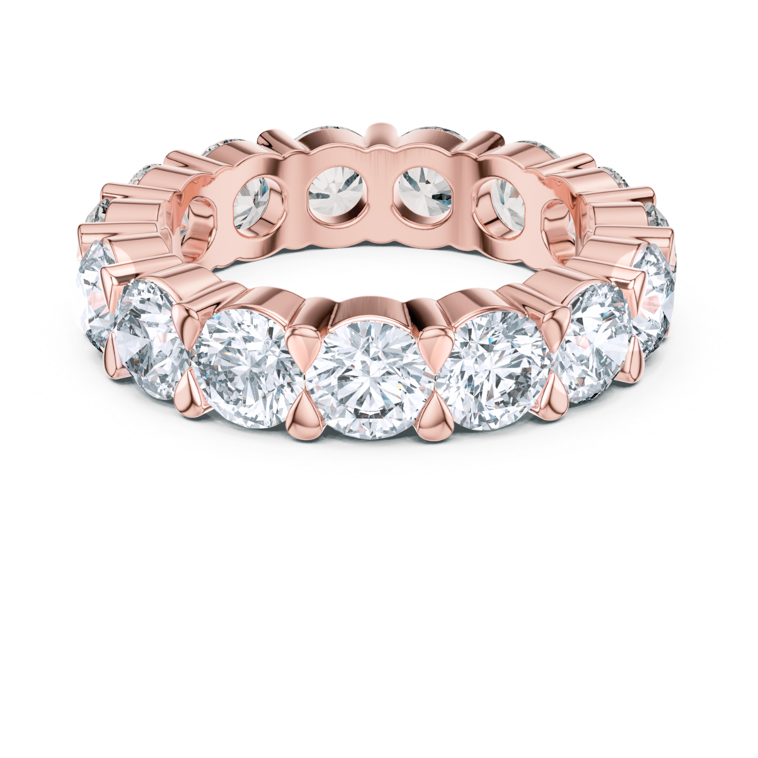Round-Cut Diamond Eternity Band