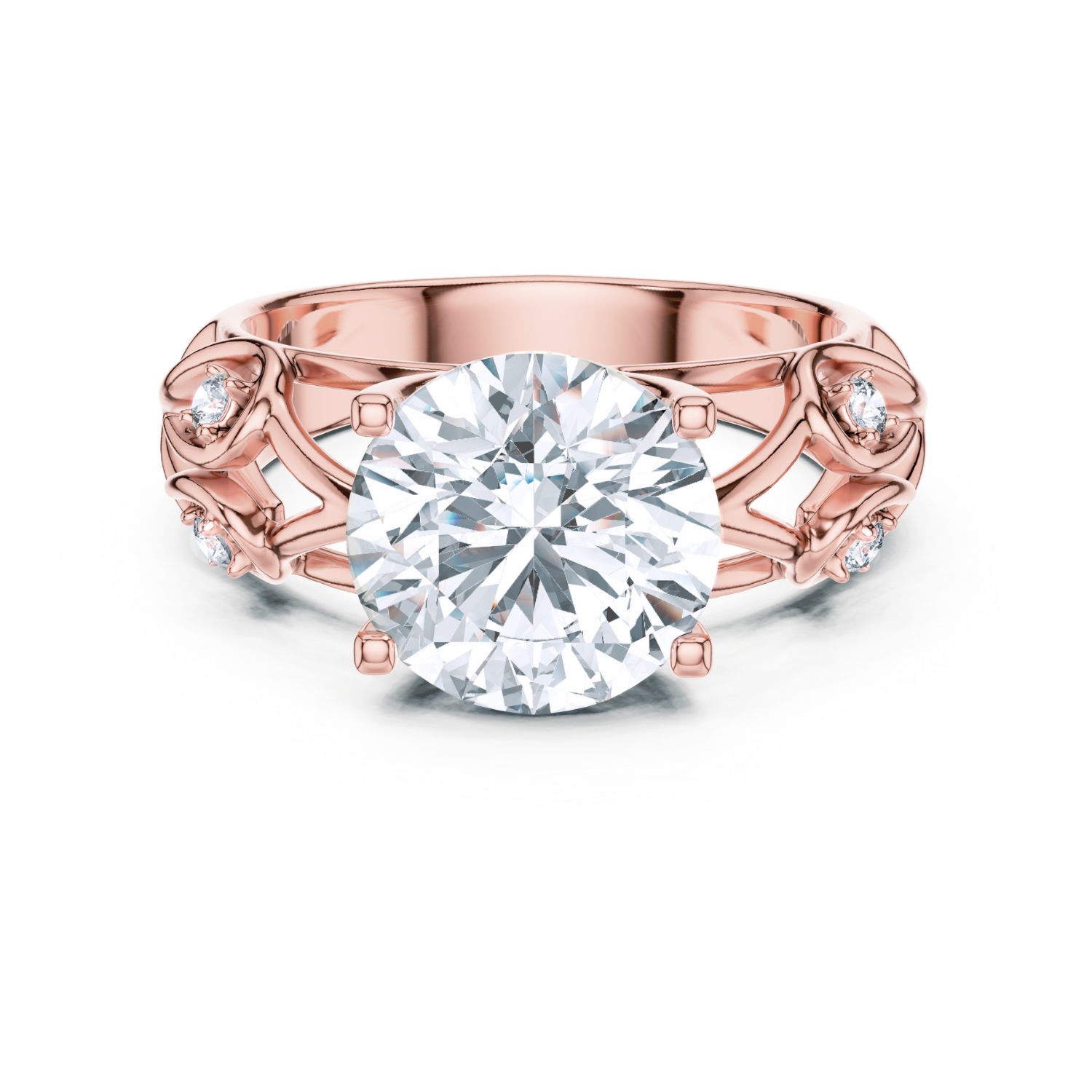Nature-Inspired Diamond Ring