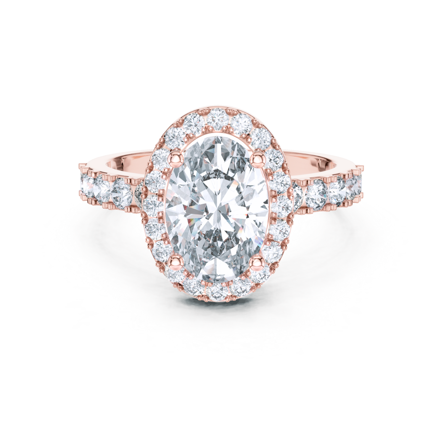 Gilded Grace Halo Ring