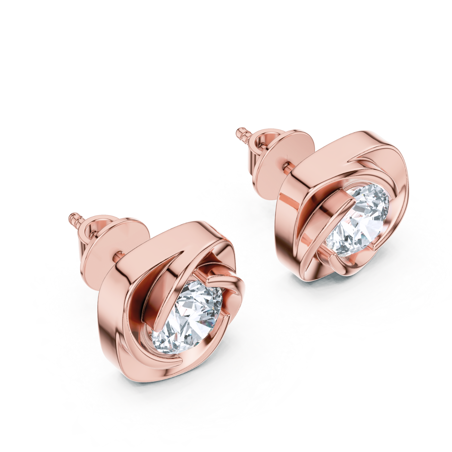 Blooming Aura Diamond Studs