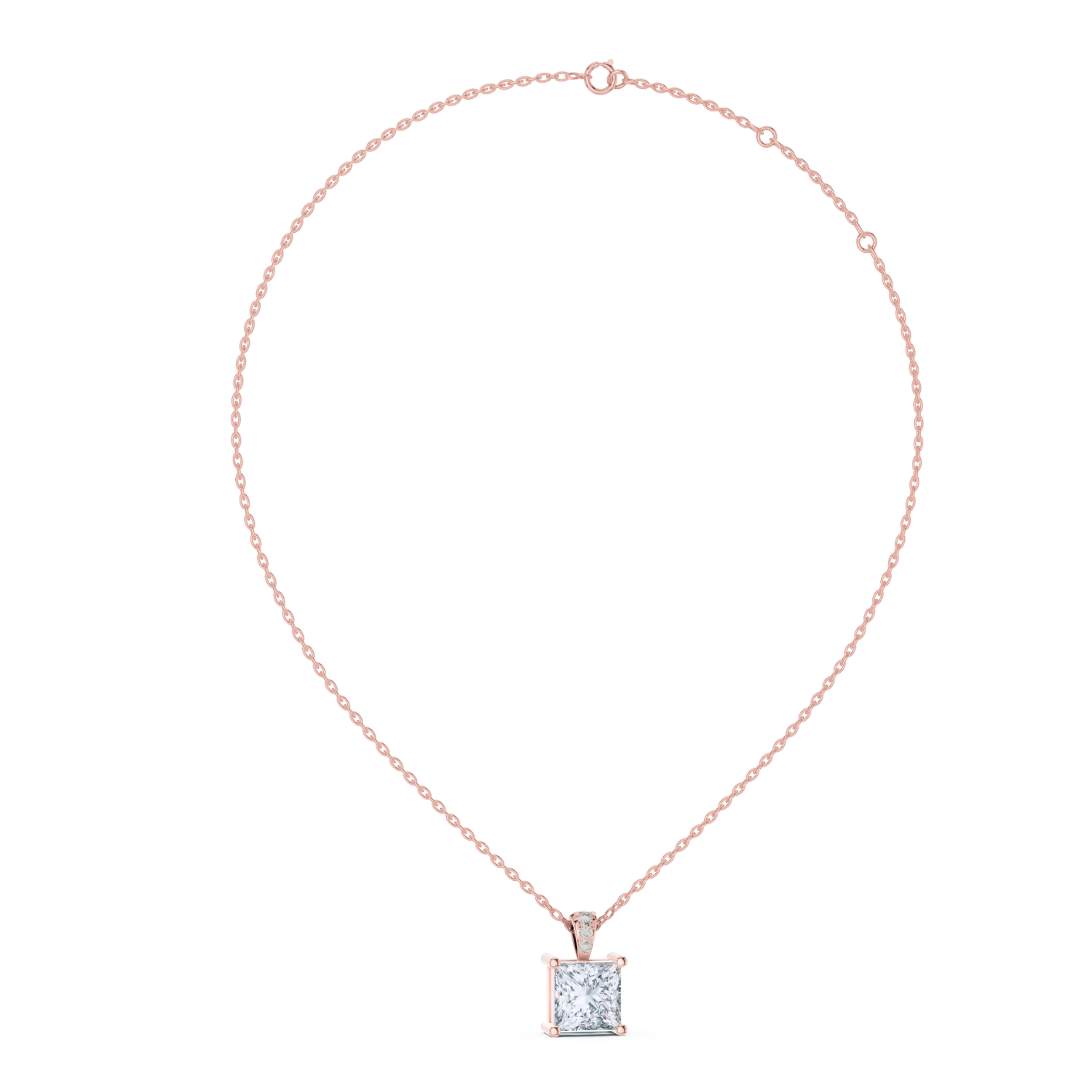 Regal Princess Solitaire Pendant