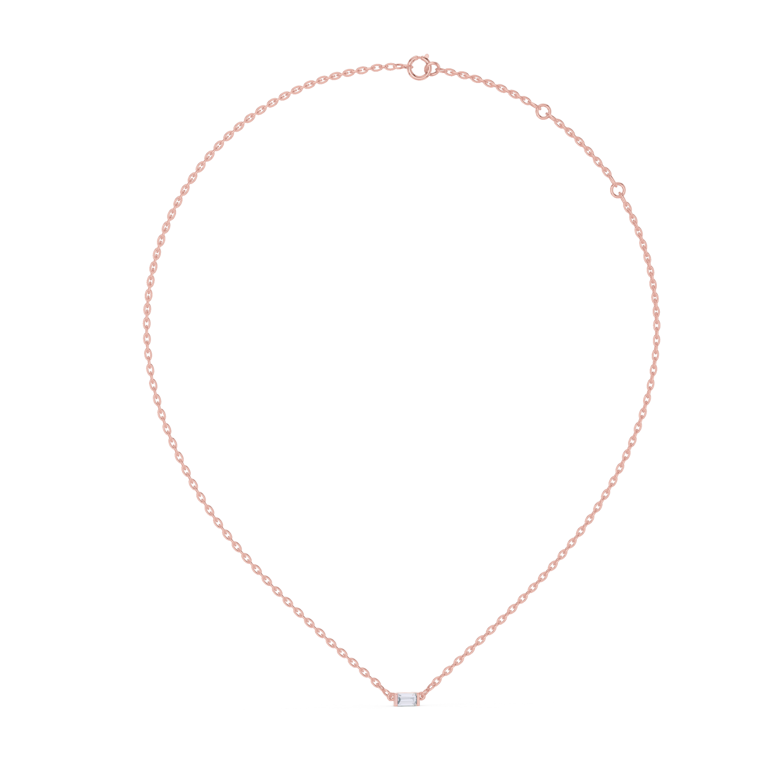 Sleek Bar Diamond Pendant