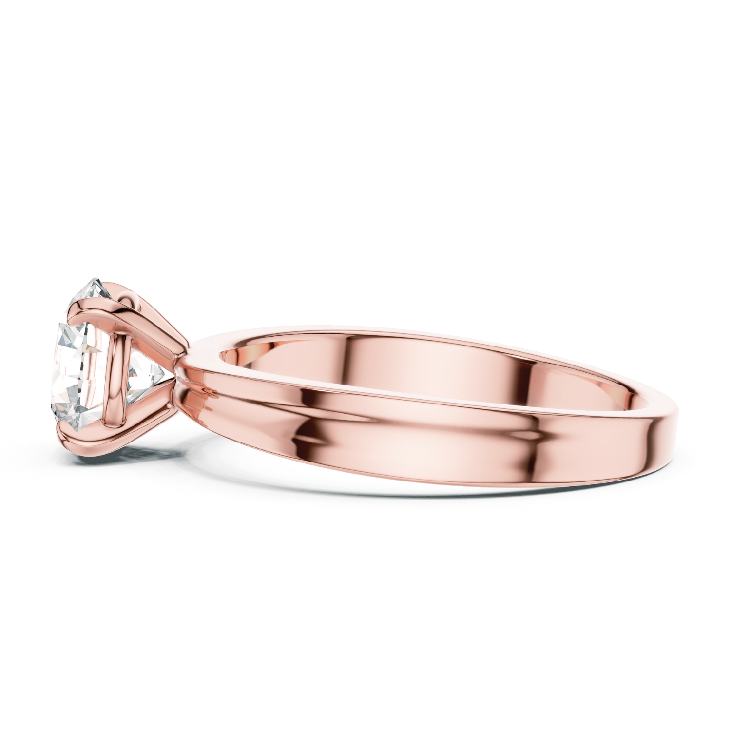 Lustrous Grace  Solitaire Ring