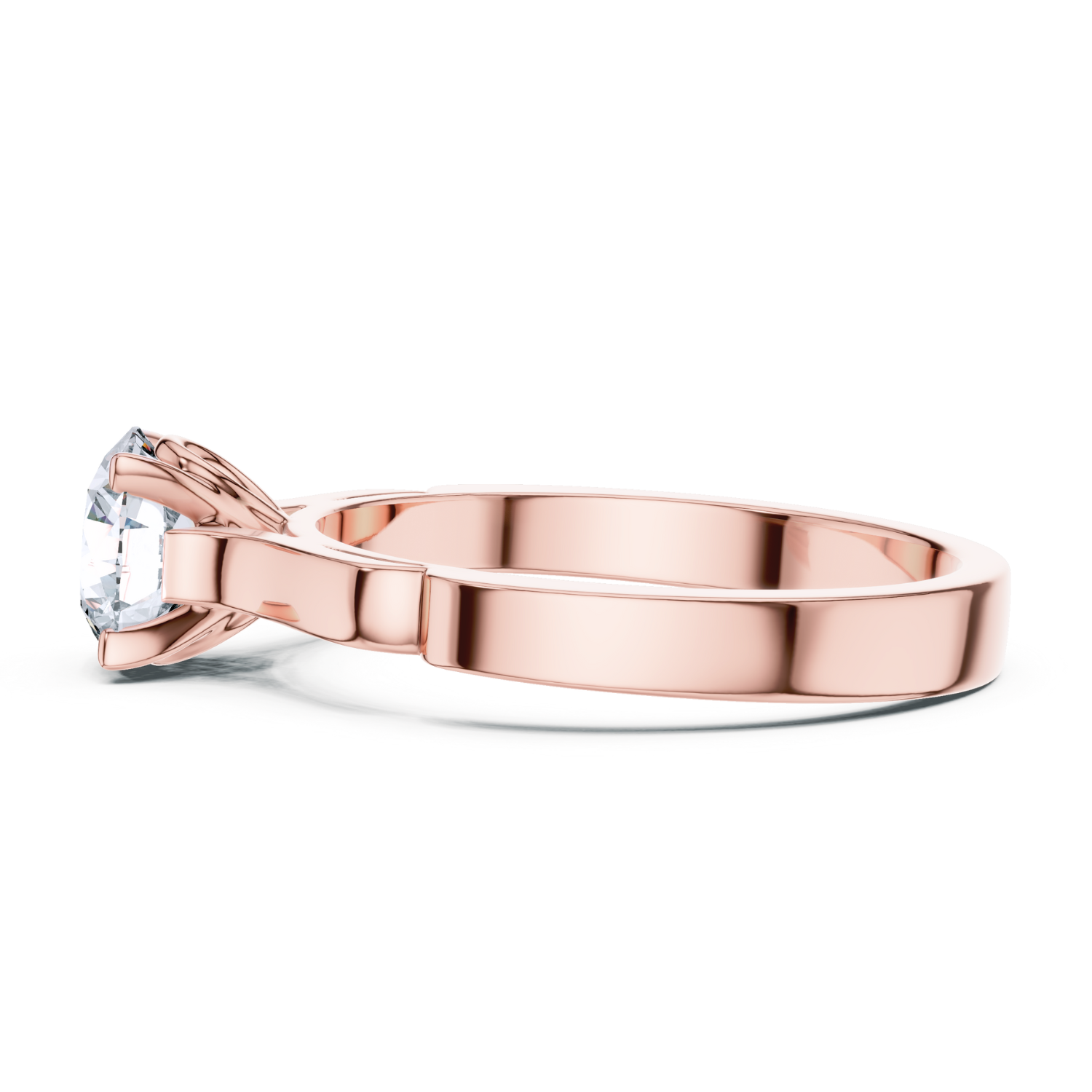 Radiant Diamond Solitaire Ring