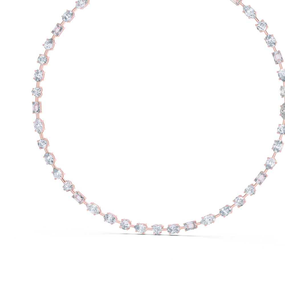 Radiant Harmony Tennis Necklace