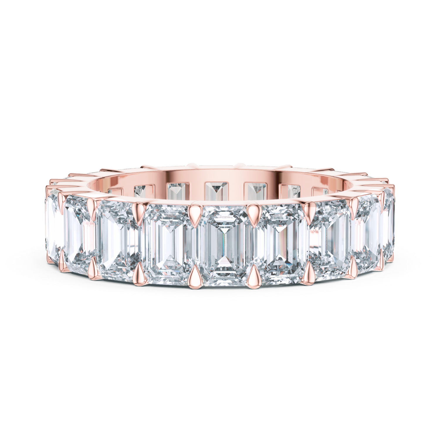 Emerald-Cut Diamond Eternity Band