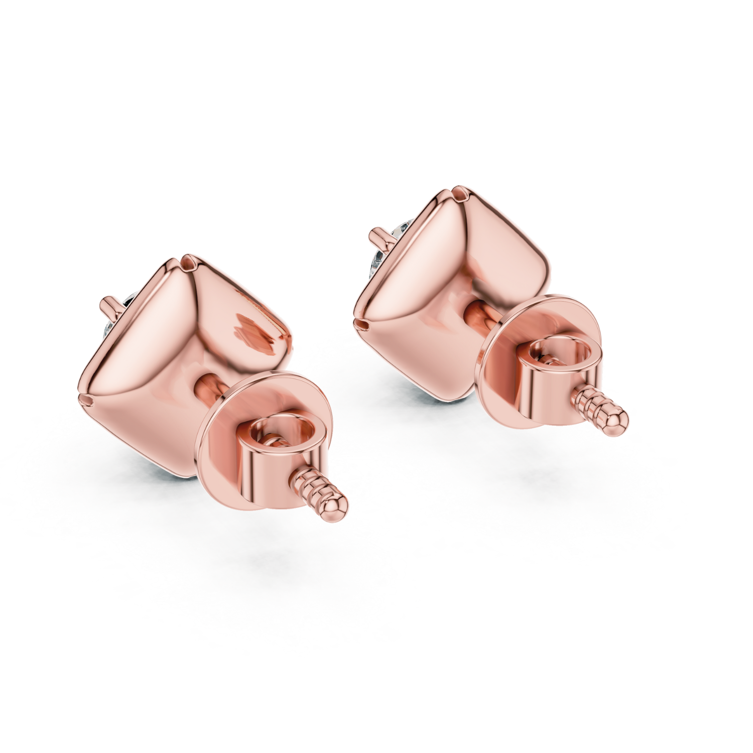 Radiant Diamond Studs Earrings