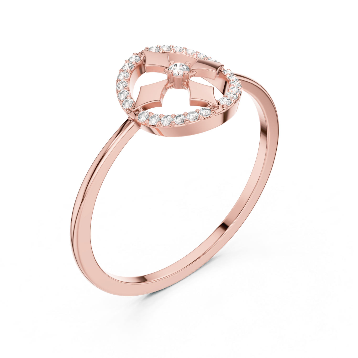 Celestial Radiance Diamond Ring