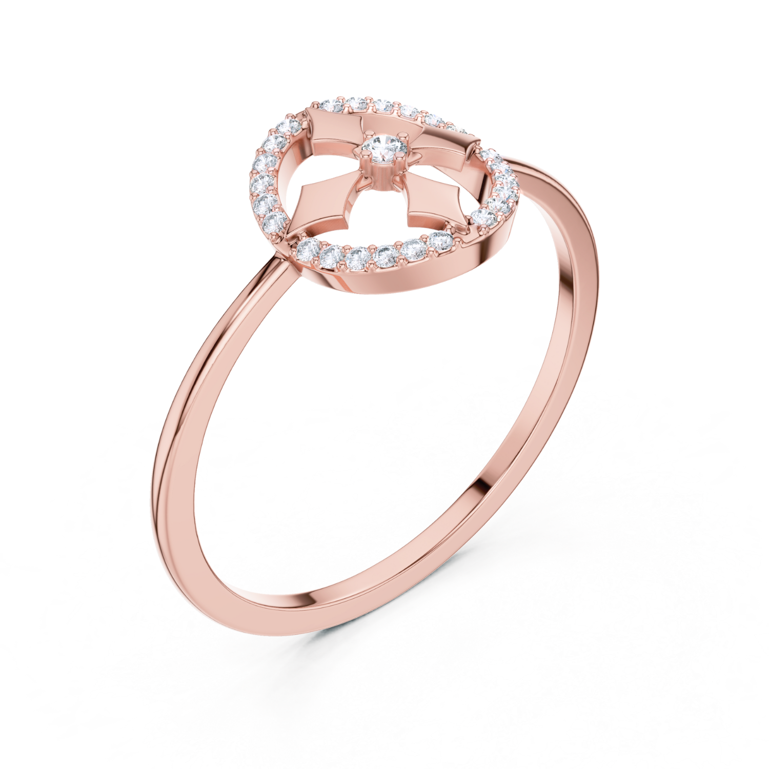 Celestial Radiance Diamond Ring