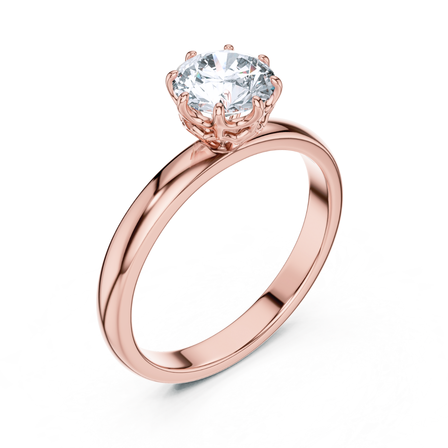 Radiance Solitaire Diamond Ring