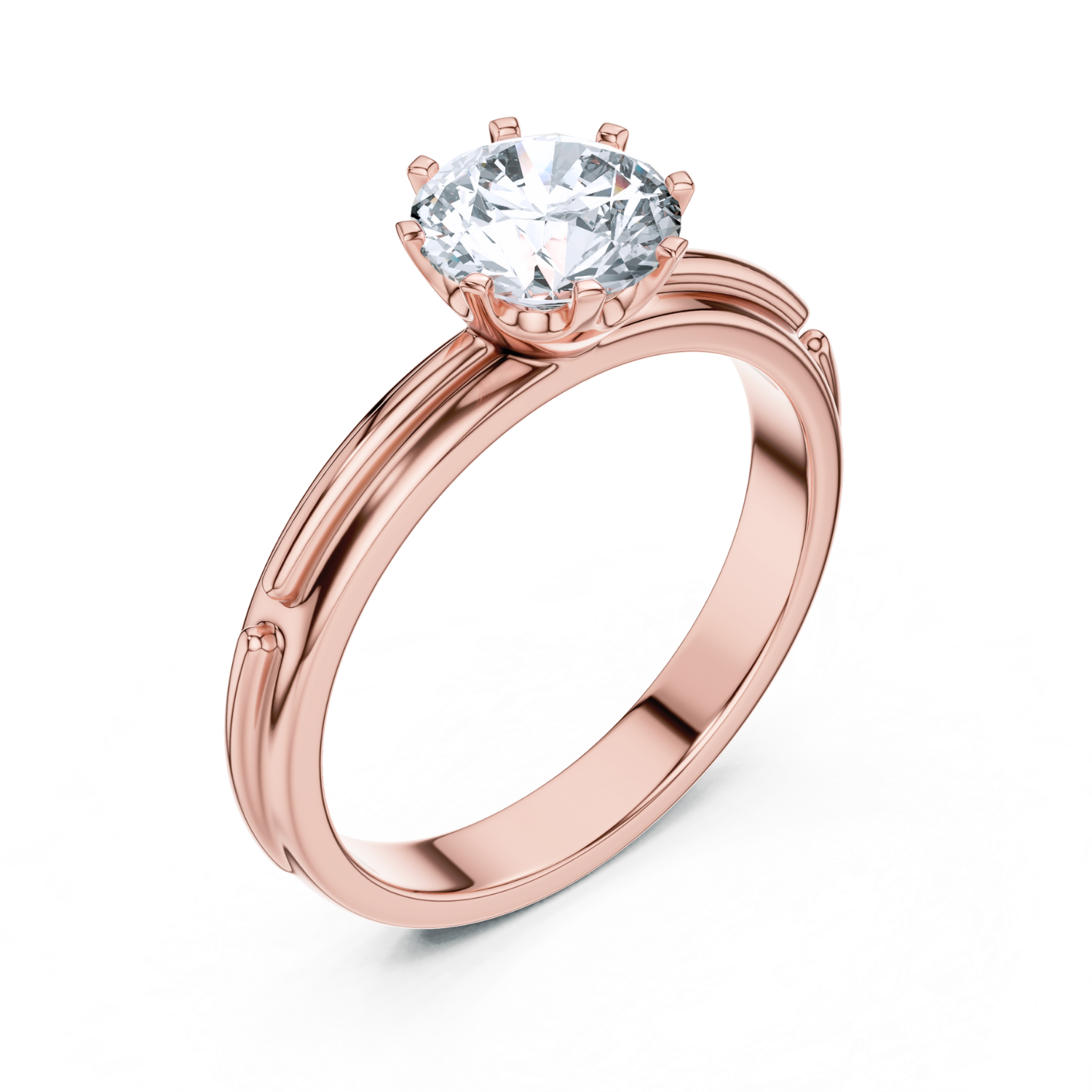 Classic Elegance 8-Prong Solitaire Ring