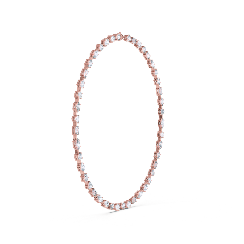 Radiant Harmony Tennis Necklace
