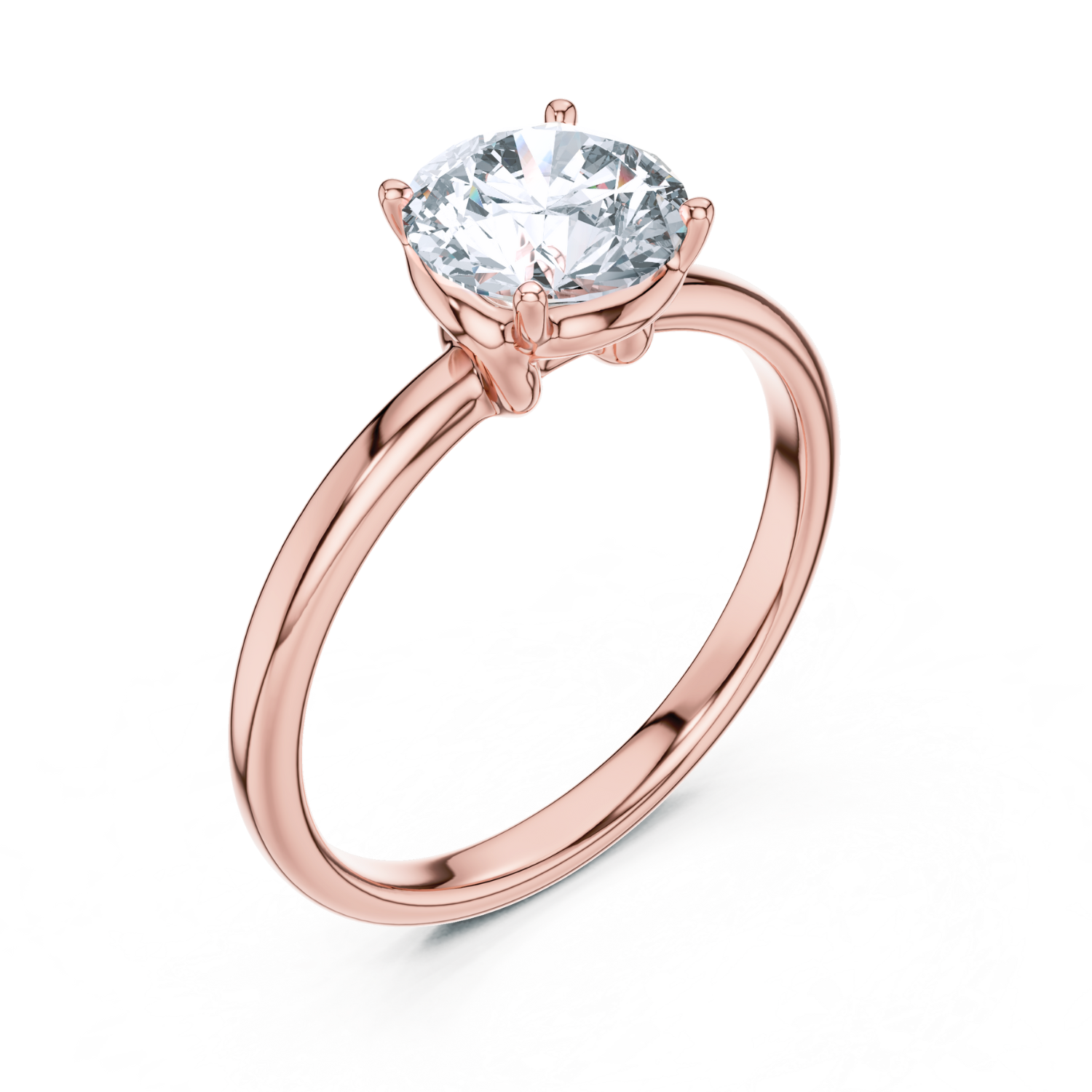 Twisted Knot Solitaire Ring