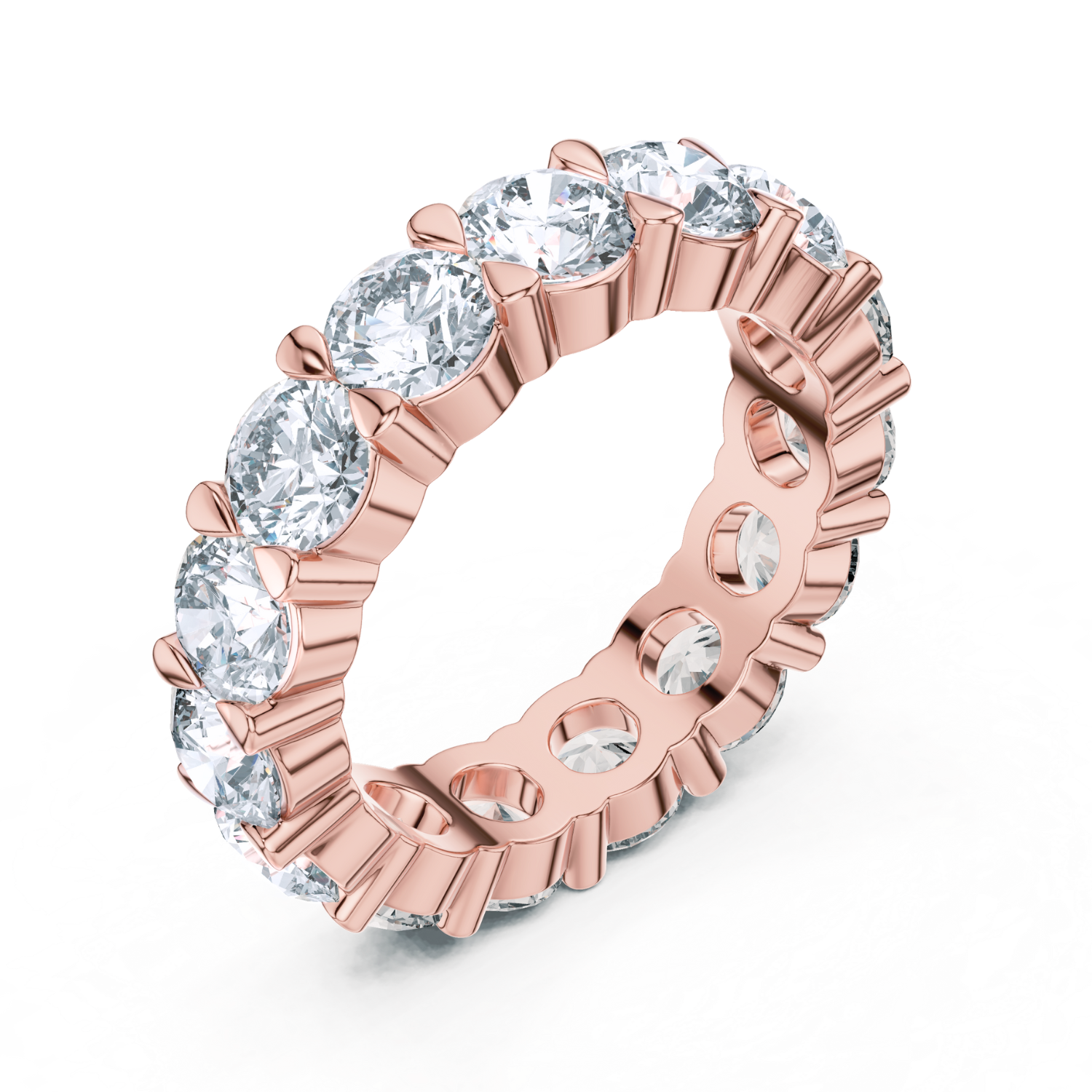 Round-Cut Diamond Eternity Band