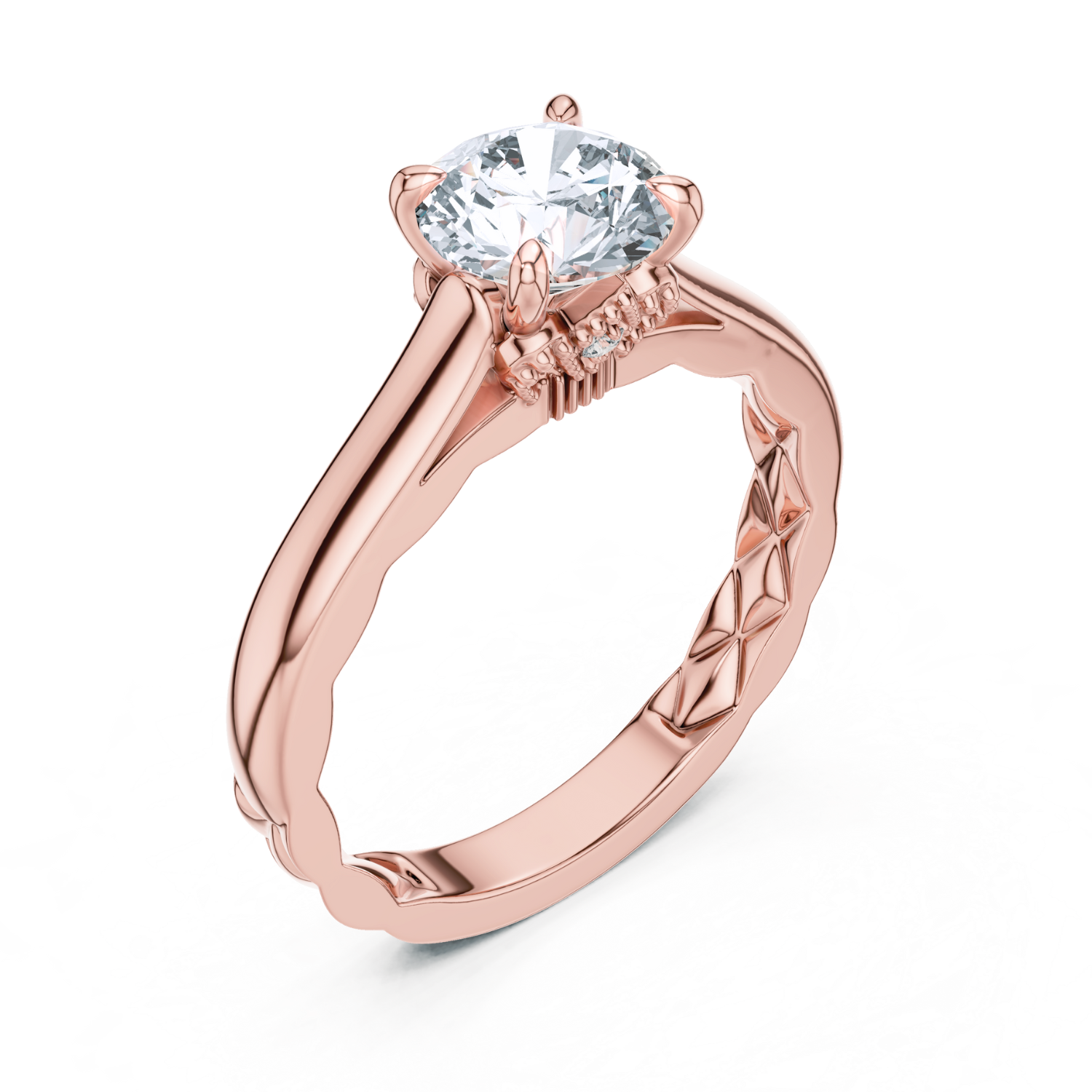 Vintage-Inspired Solitaire Ring