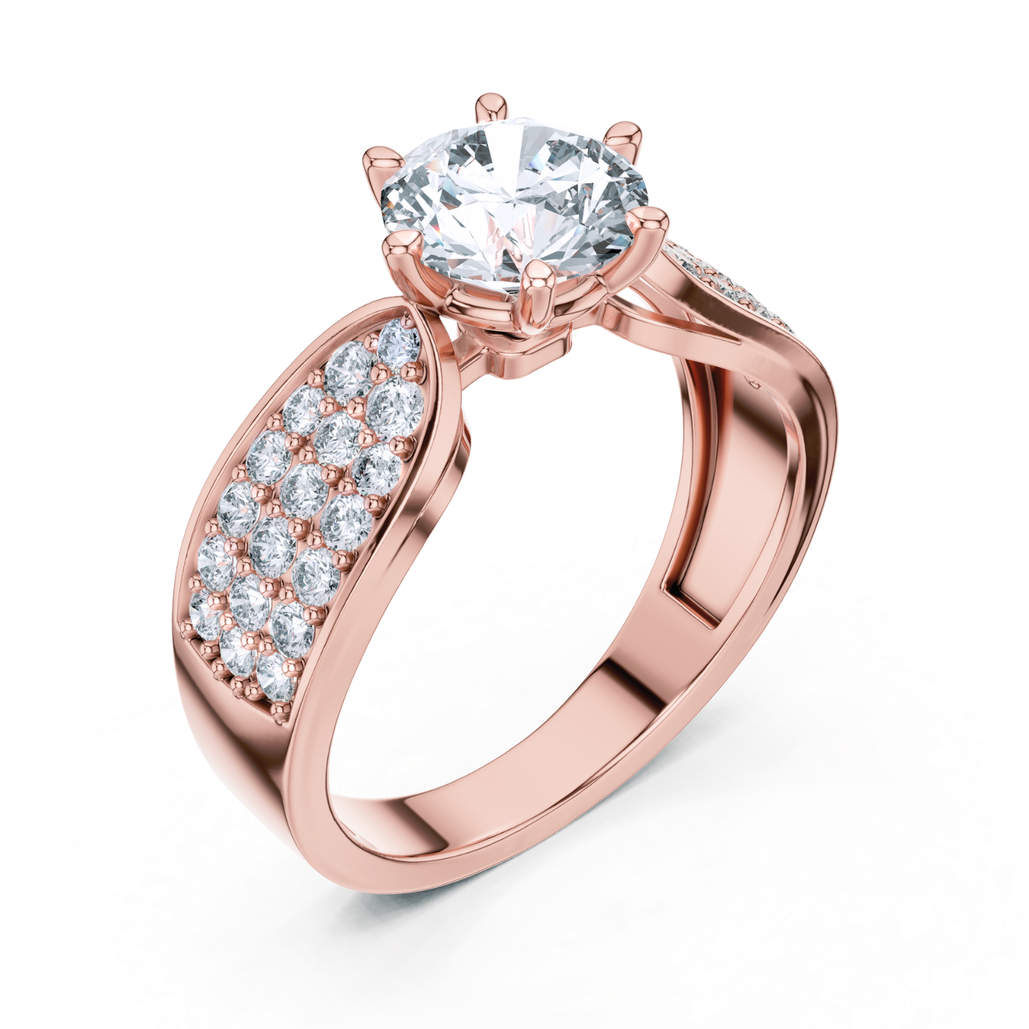 Pave Diamond Ring