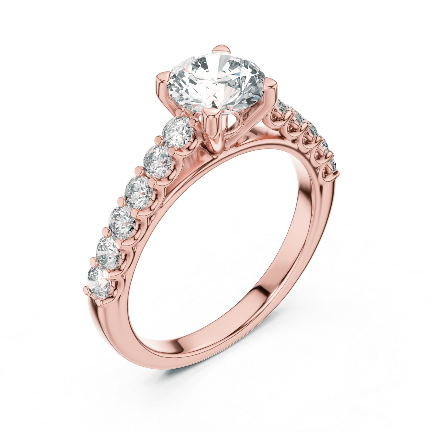 Classic Pave Diamond Ring