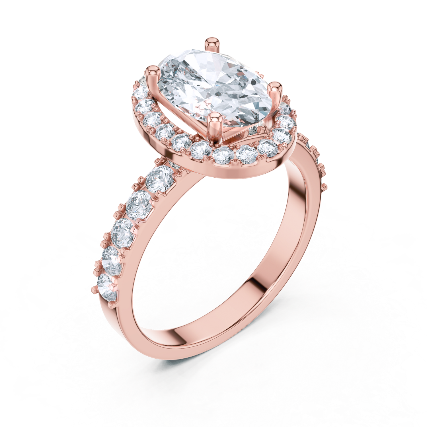Gilded Grace Halo Ring