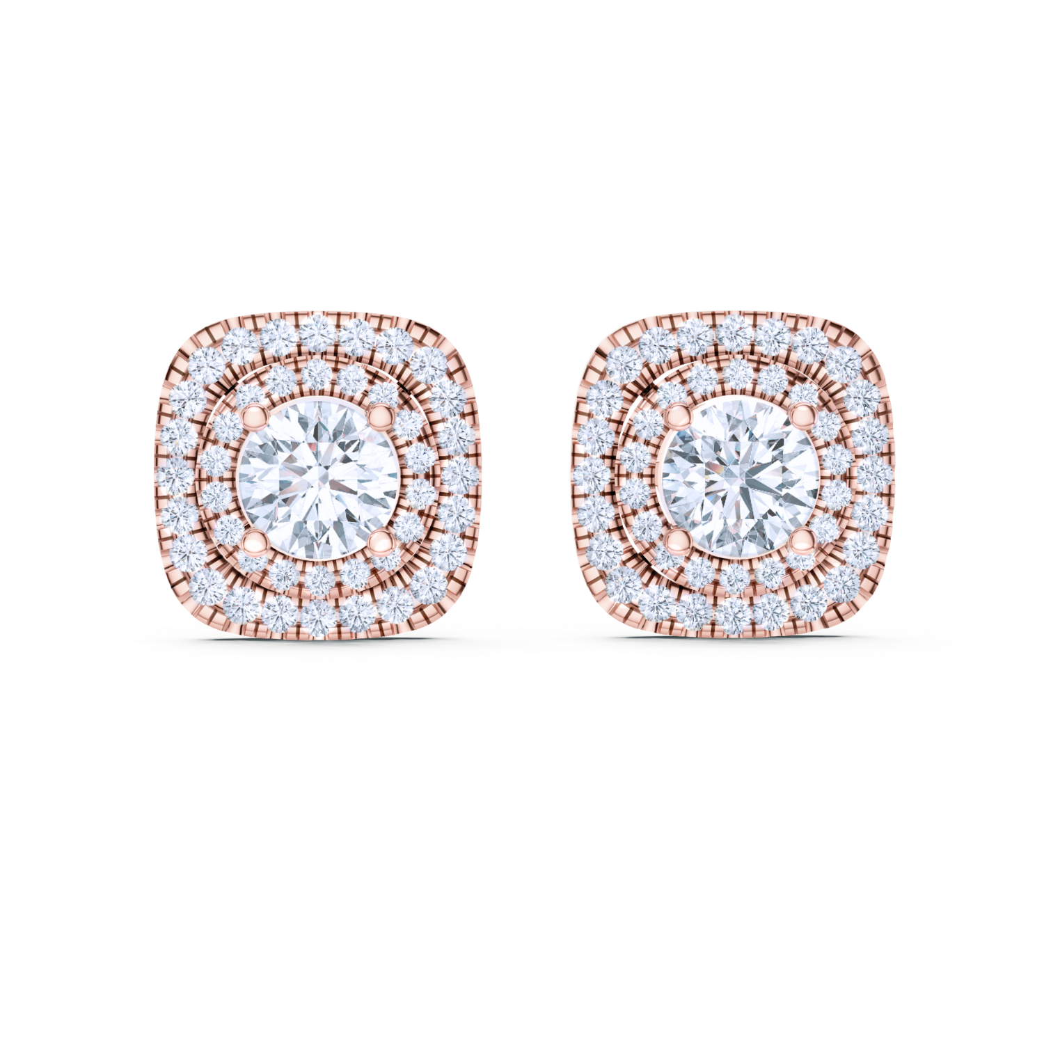 Eternal Halo Diamond Studs