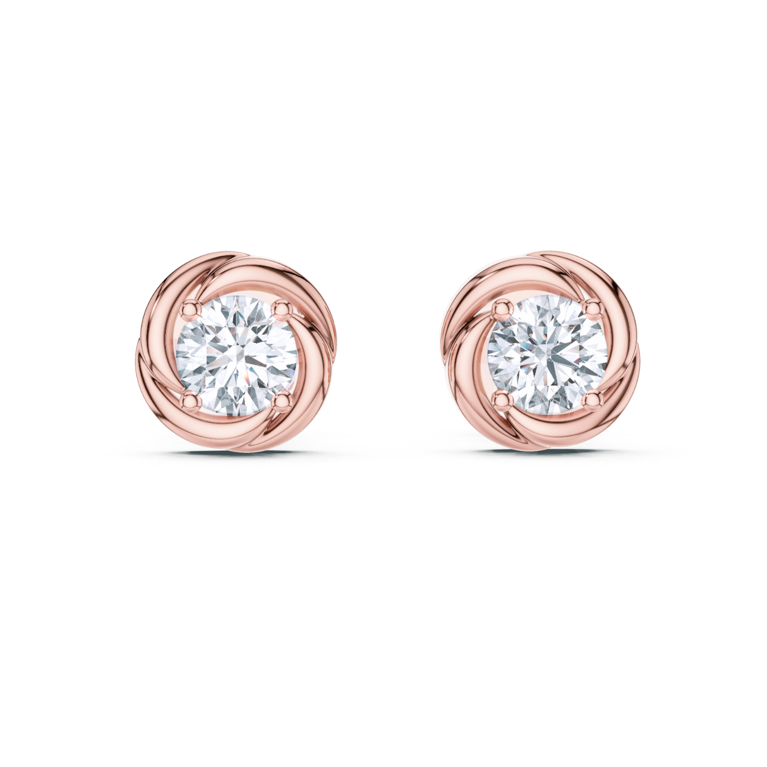 Enchanted Weave Diamond Studs