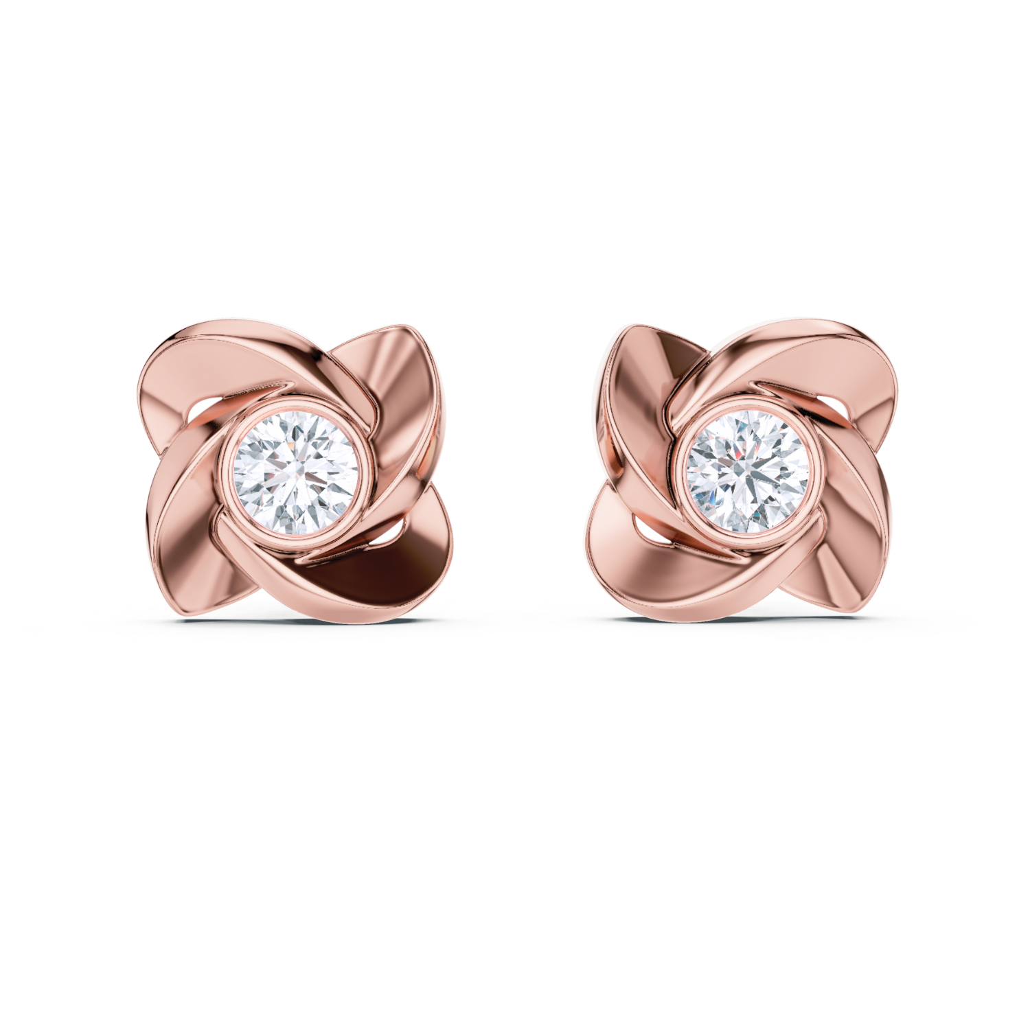 Petal Bloom Diamond Studs