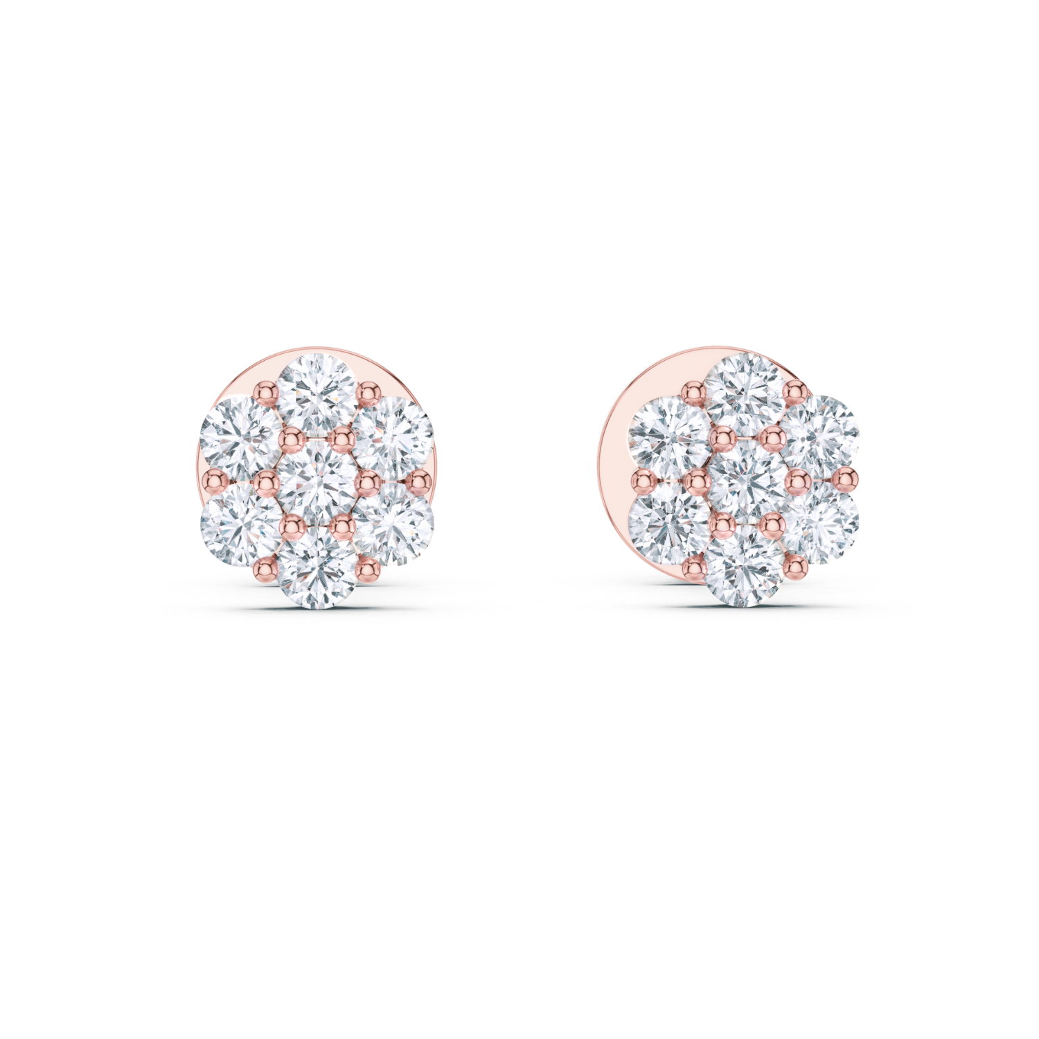 Celestial Bloom Diamond Studs