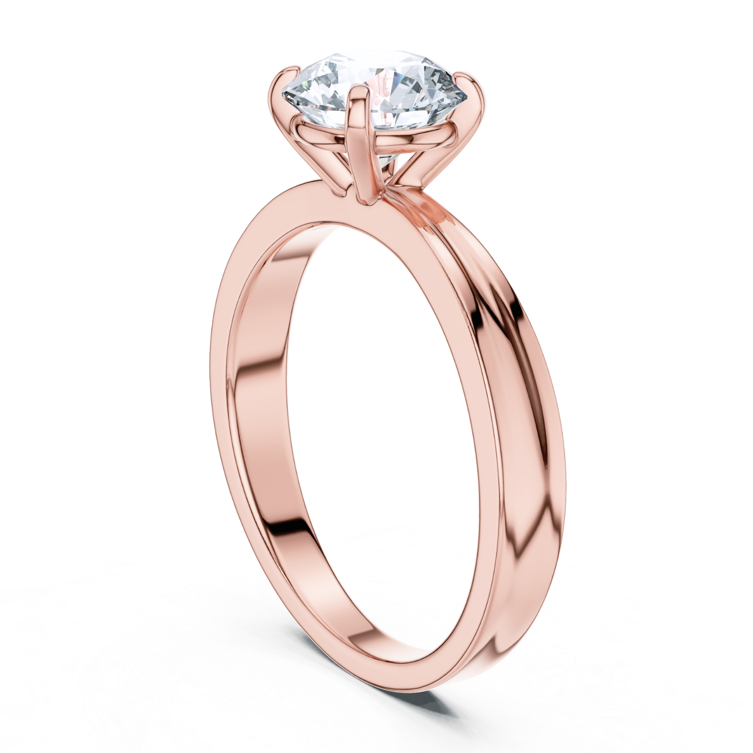 Lustrous Grace  Solitaire Ring