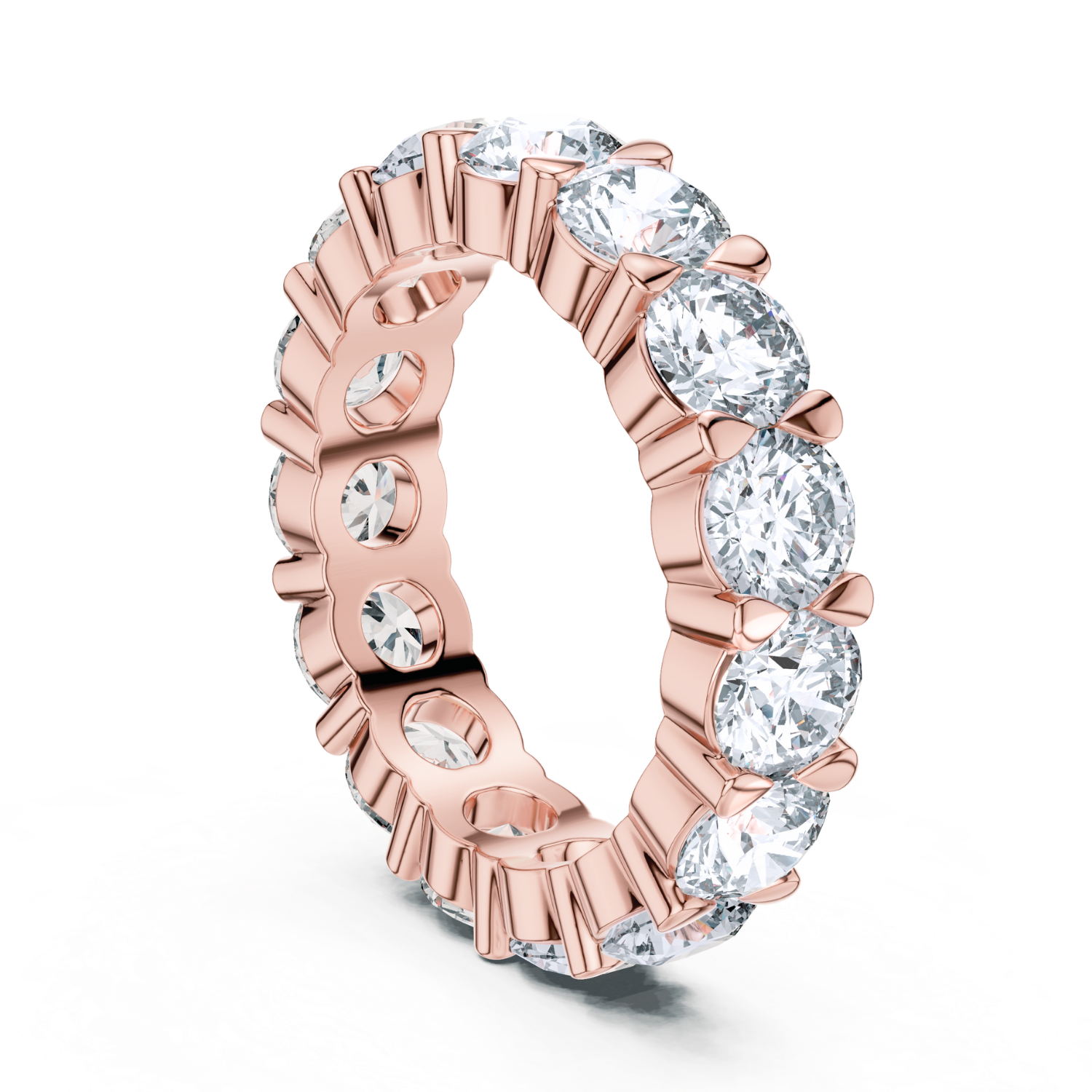 Round-Cut Diamond Eternity Band