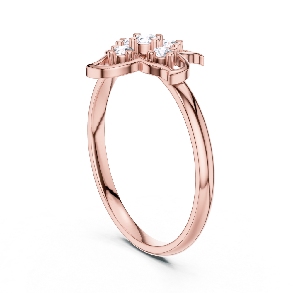 Enchanted Petal Diamond Ring