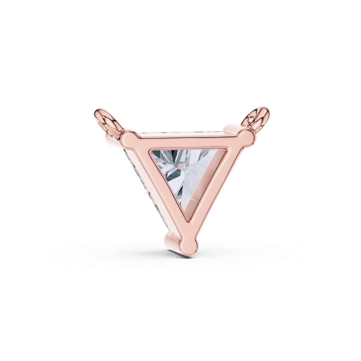 V-Shaped Diamond Pendant