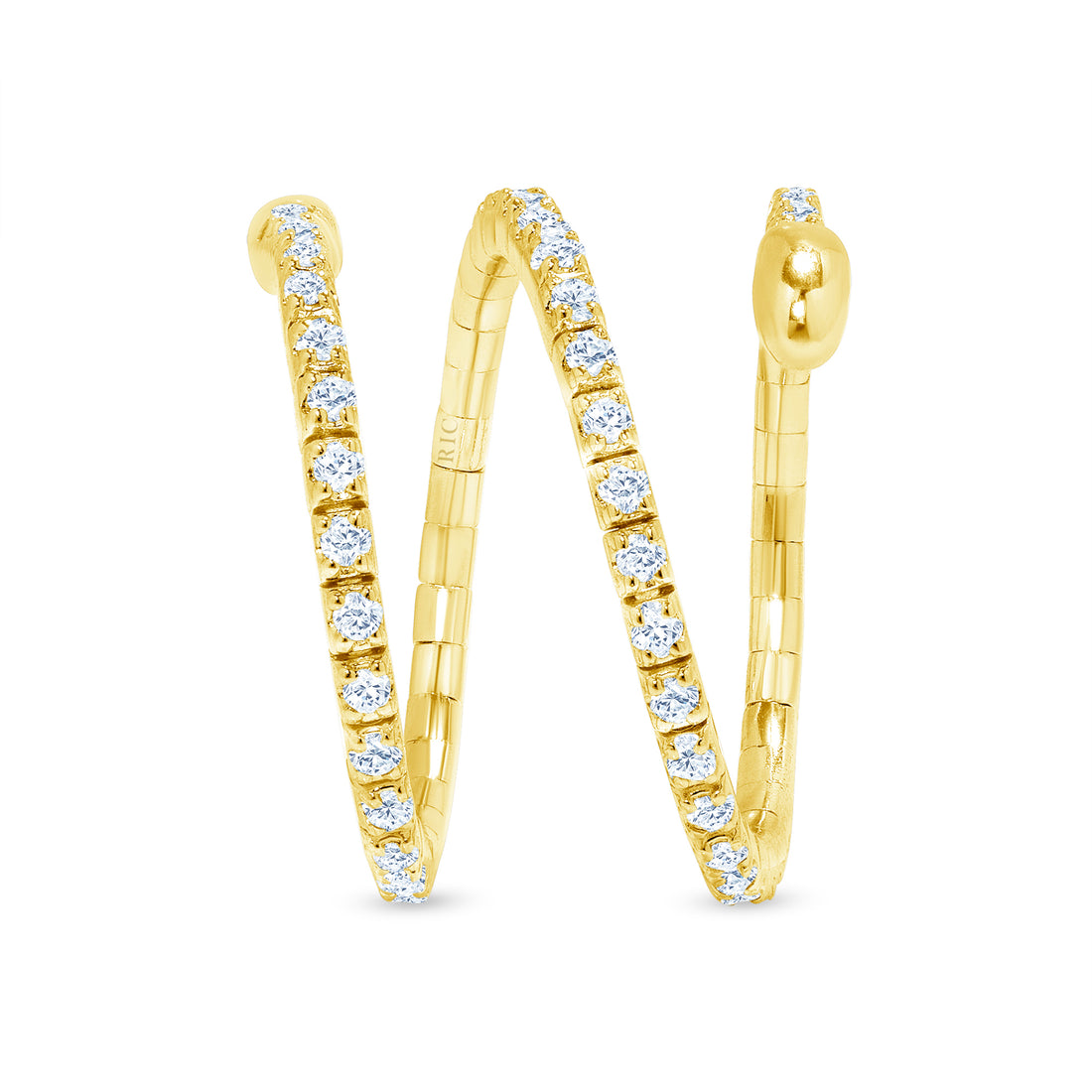 Twilight Spiral Diamond Ring