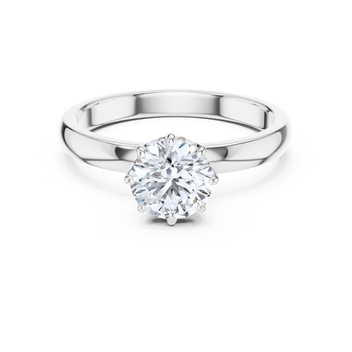 Radiance Solitaire Diamond Ring