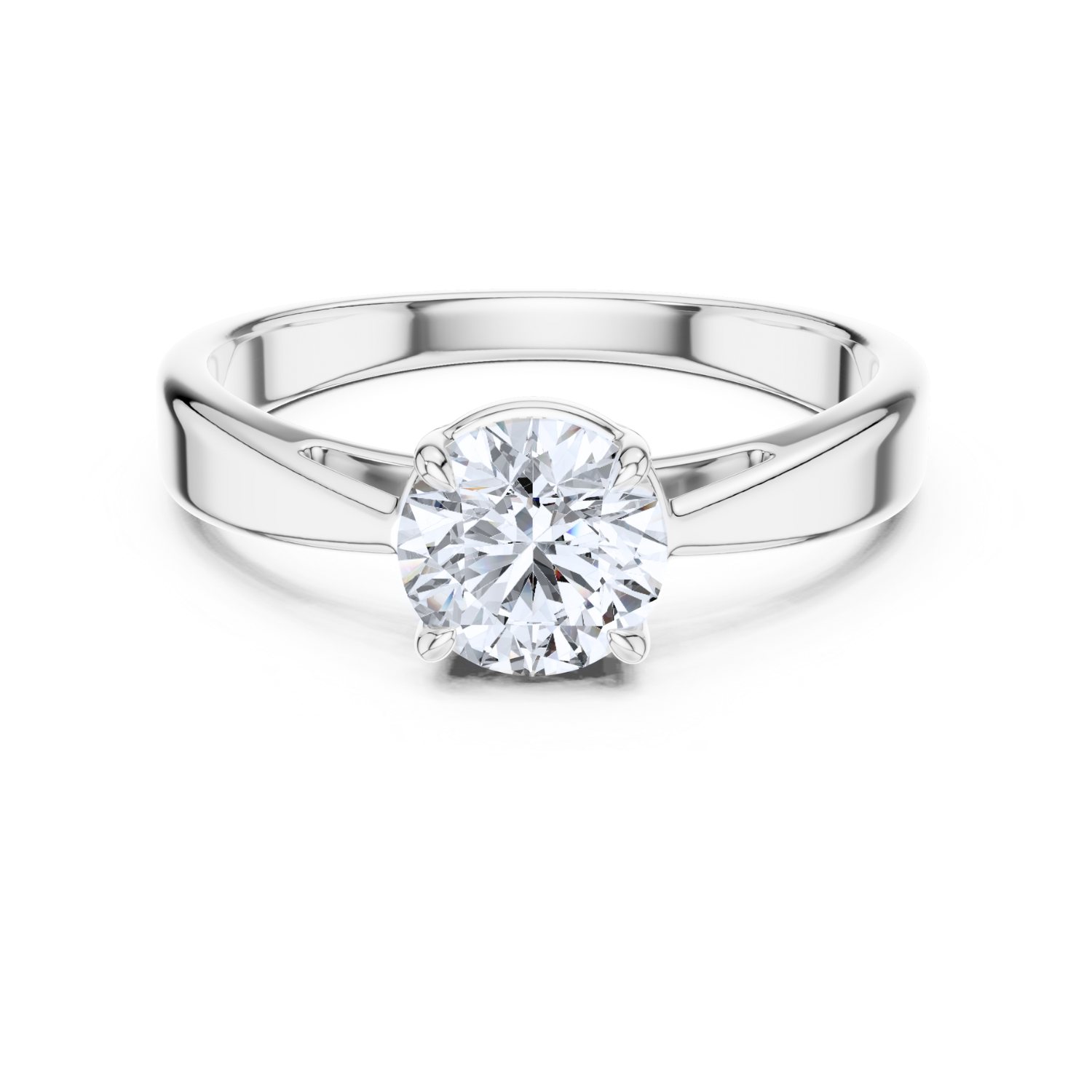Elegant Solitaire Diamond Ring