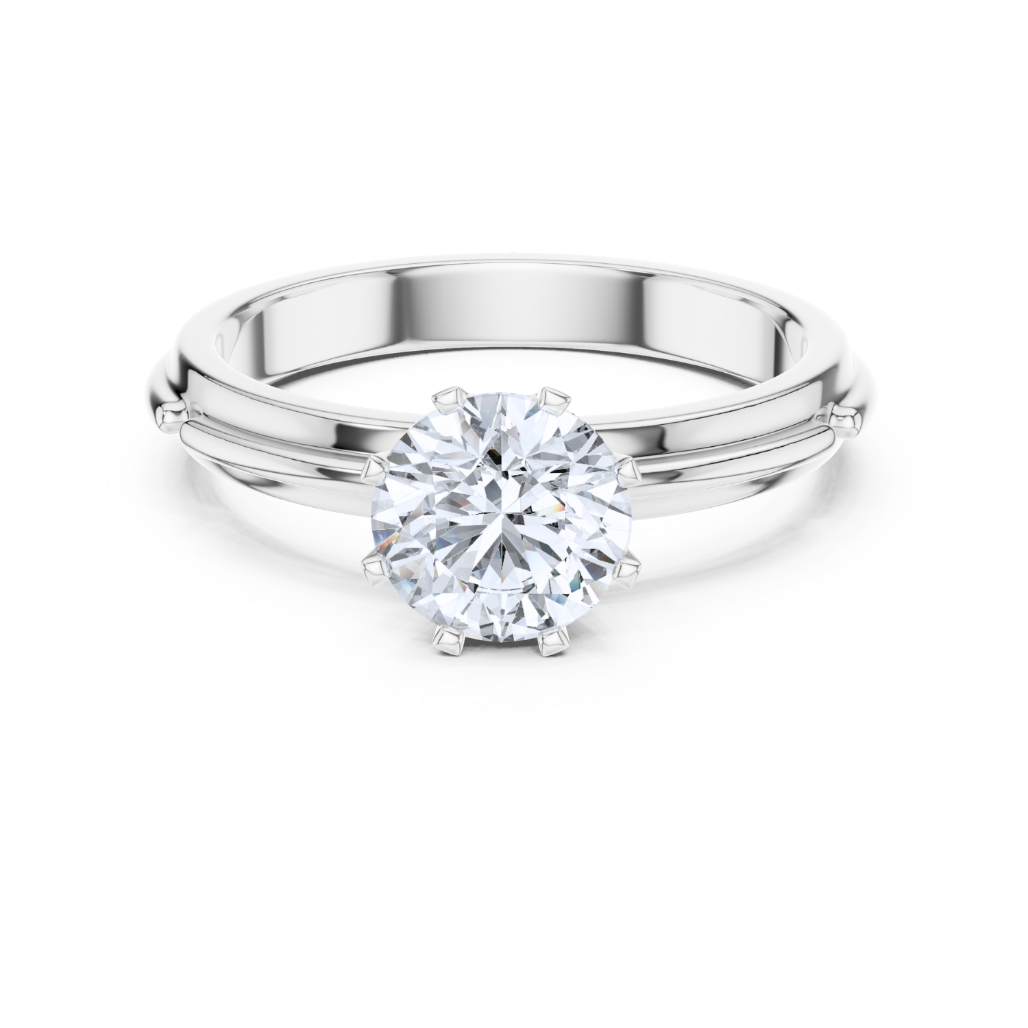 Classic Elegance 8-Prong Solitaire Ring
