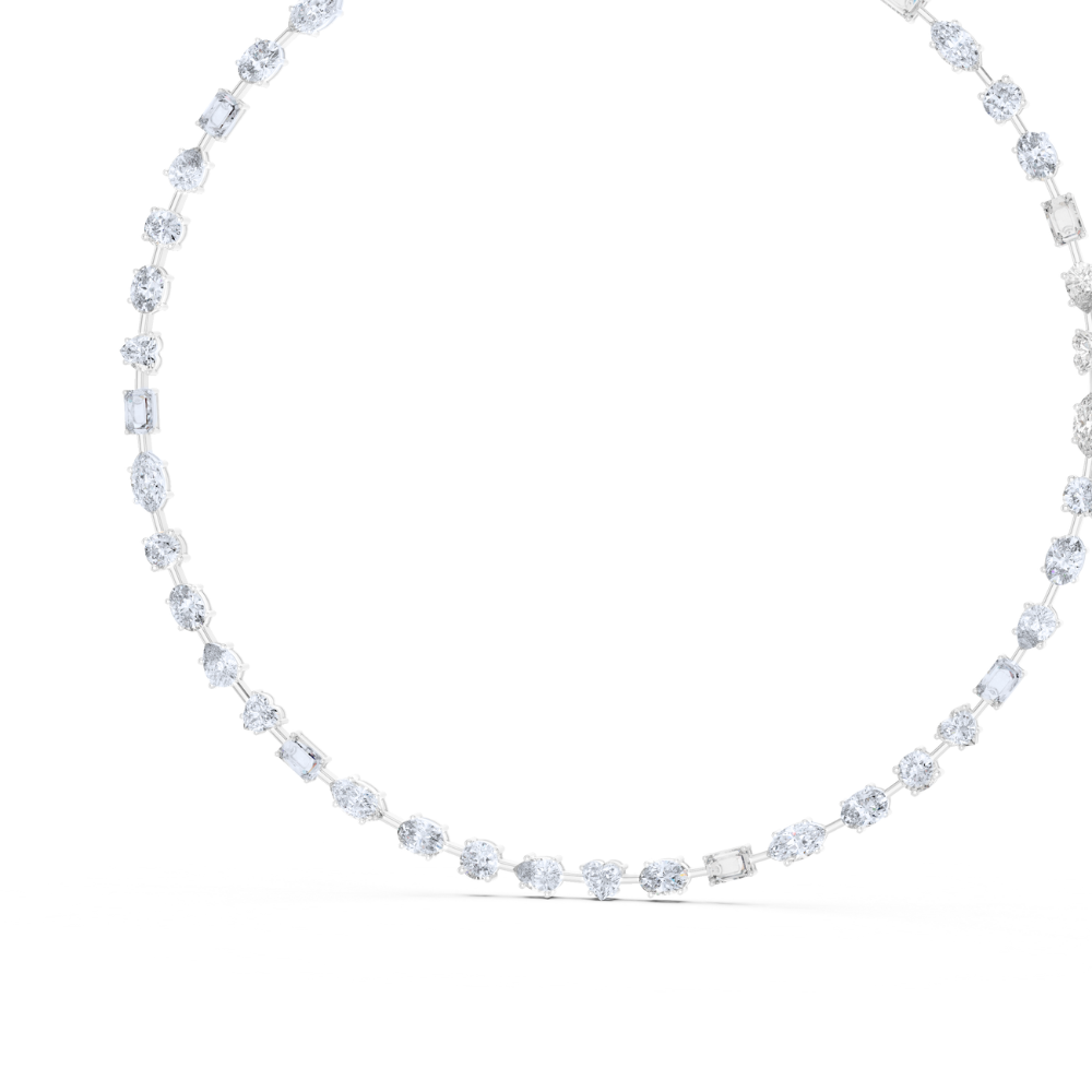 Radiant Harmony Tennis Necklace