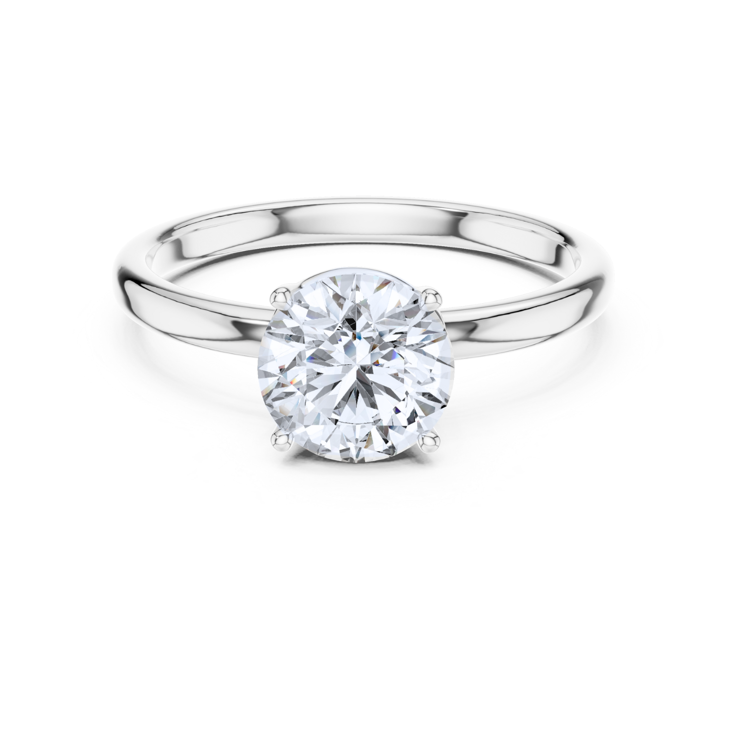 Twisted Knot Solitaire Ring